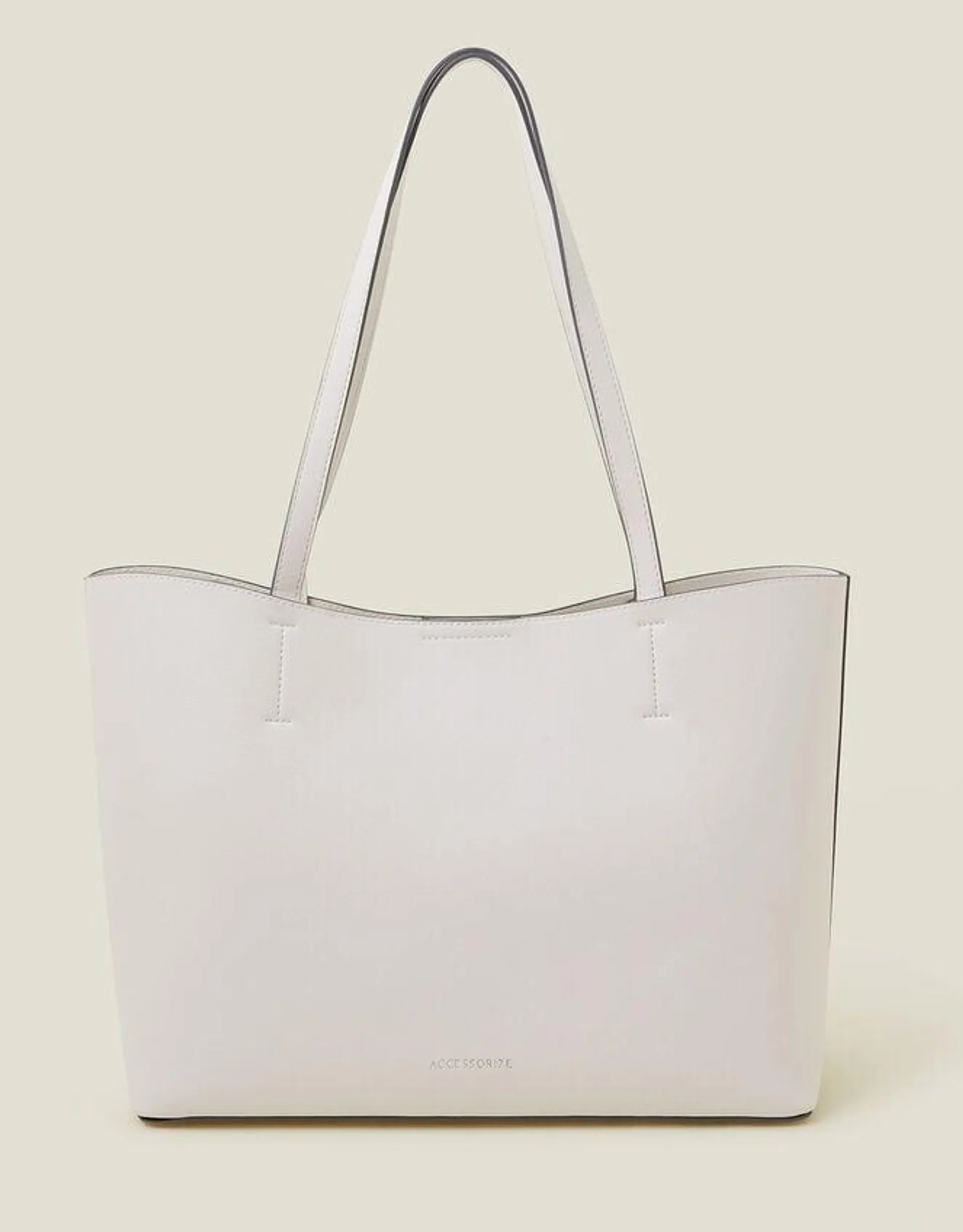 Leo Tote Bag White