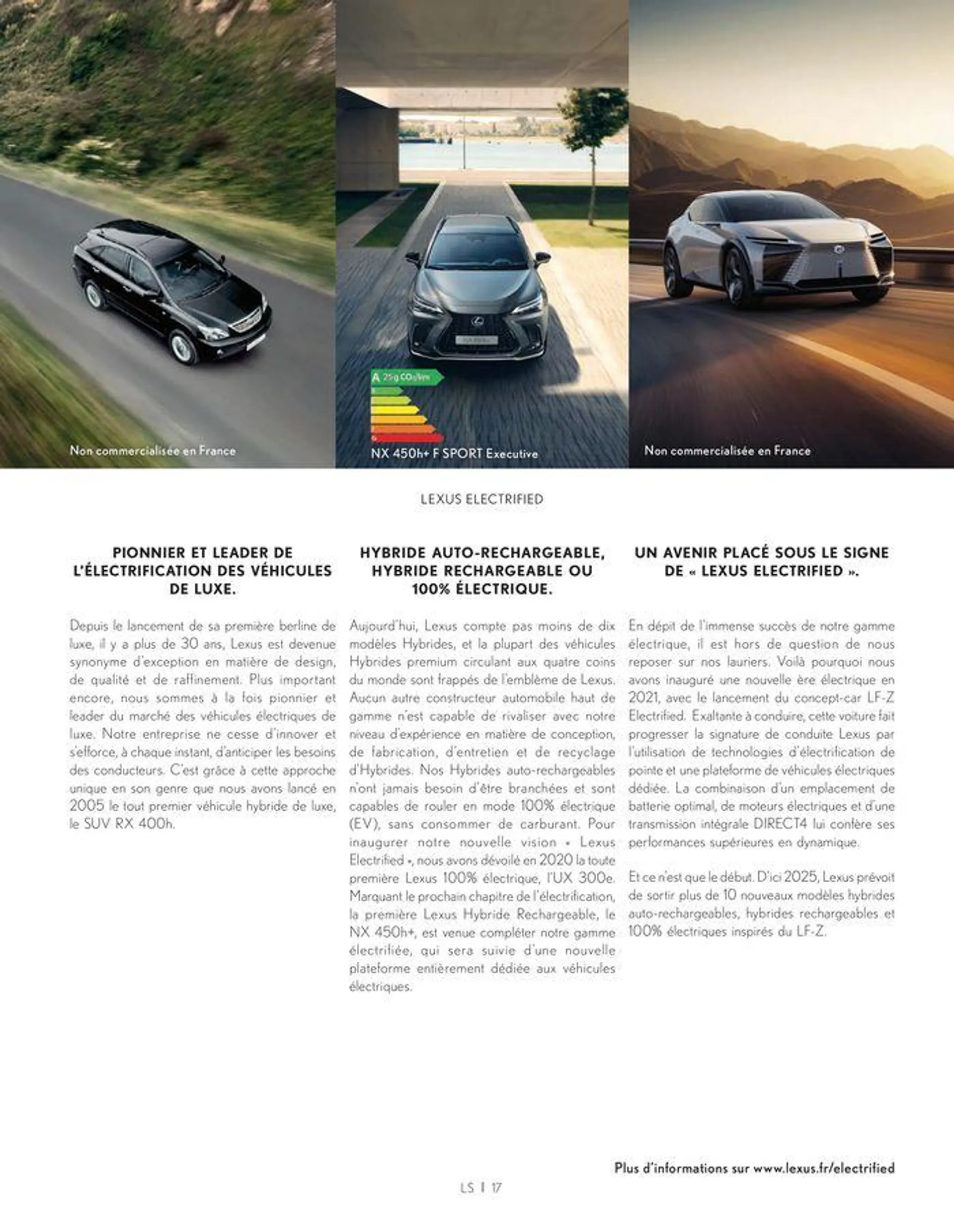 Lexus LS 500h Hybride auto-rechargeable du 24 juin au 28 février 2025 - Catalogue page 17