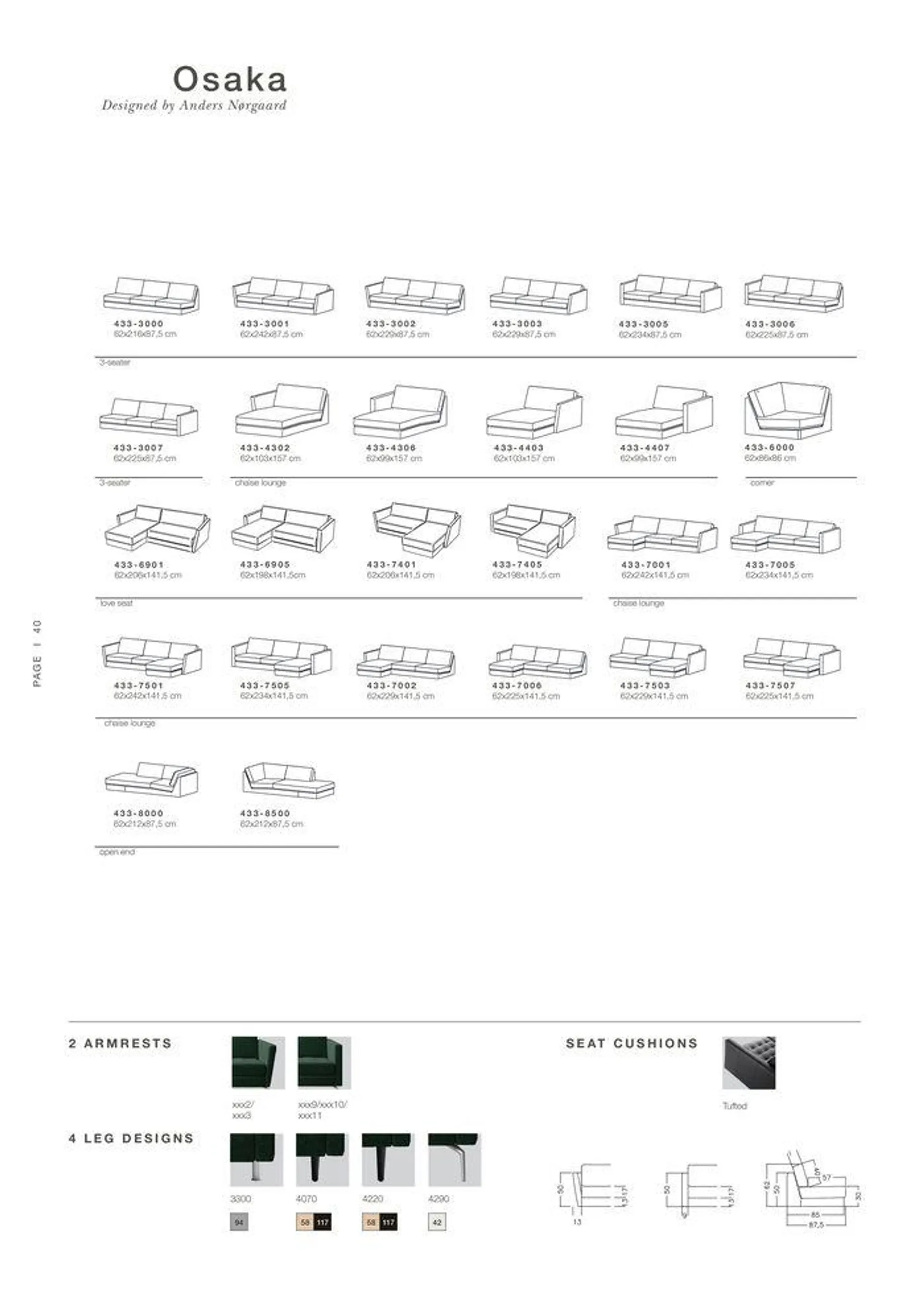 EXPLORE OUR E X TRAORDINARY FABRI C & LEATHER GU I D E EXTRAORDINARY PRODUCT OVERVIEW CONTRACT du 9 avril au 31 décembre 2024 - Catalogue page 40