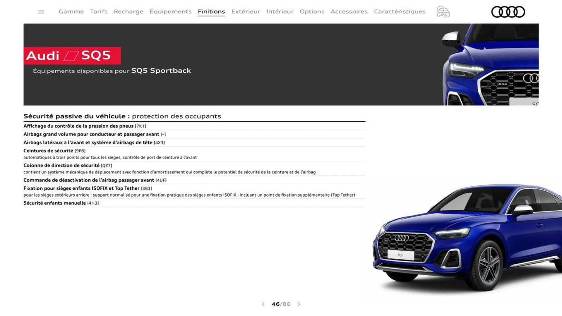 Audi Q5 du 20 août au 31 décembre 2024 - Catalogue page 46