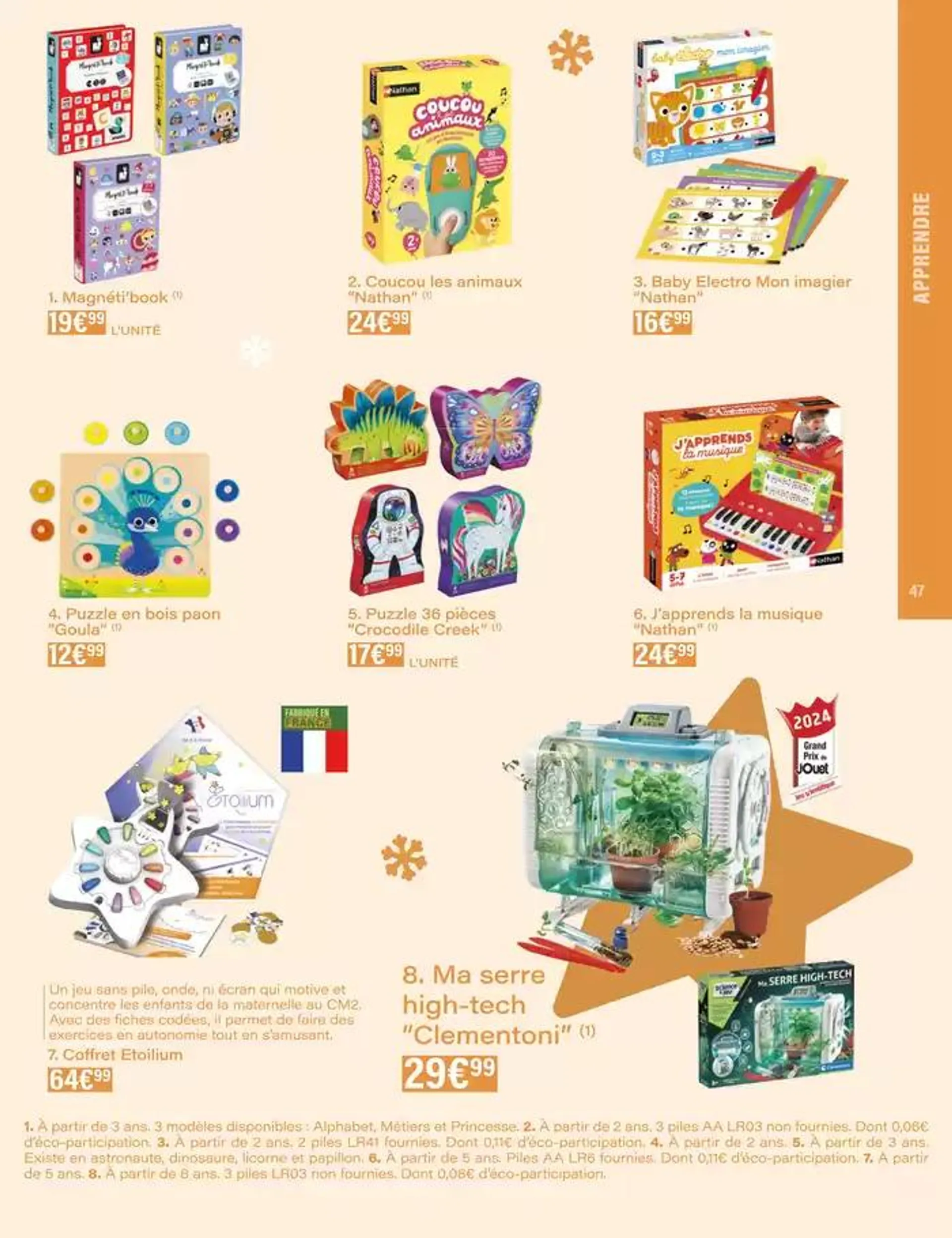 Les jouets de Noël du 25 octobre au 31 décembre 2024 - Catalogue page 47