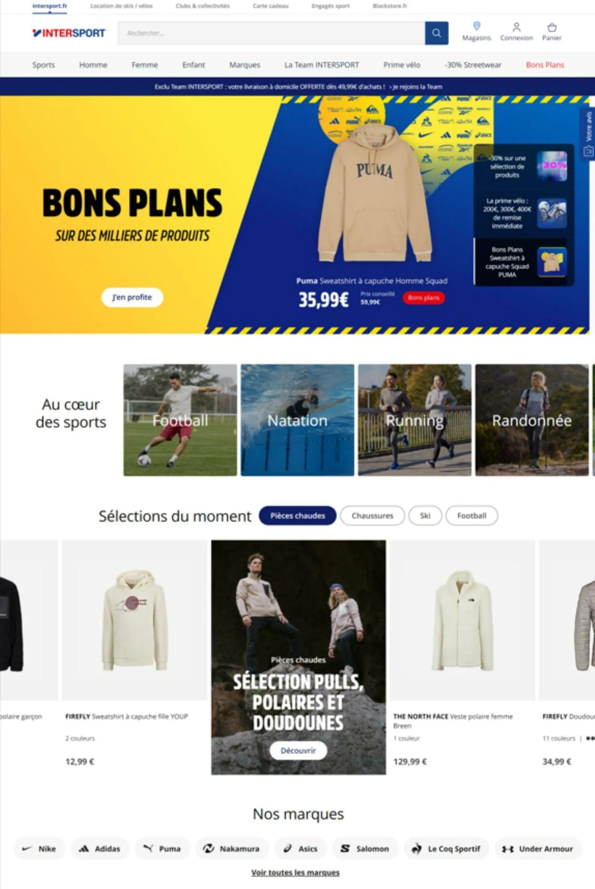 Intersport du 7 octobre au 10 novembre 2024 - Catalogue page 1