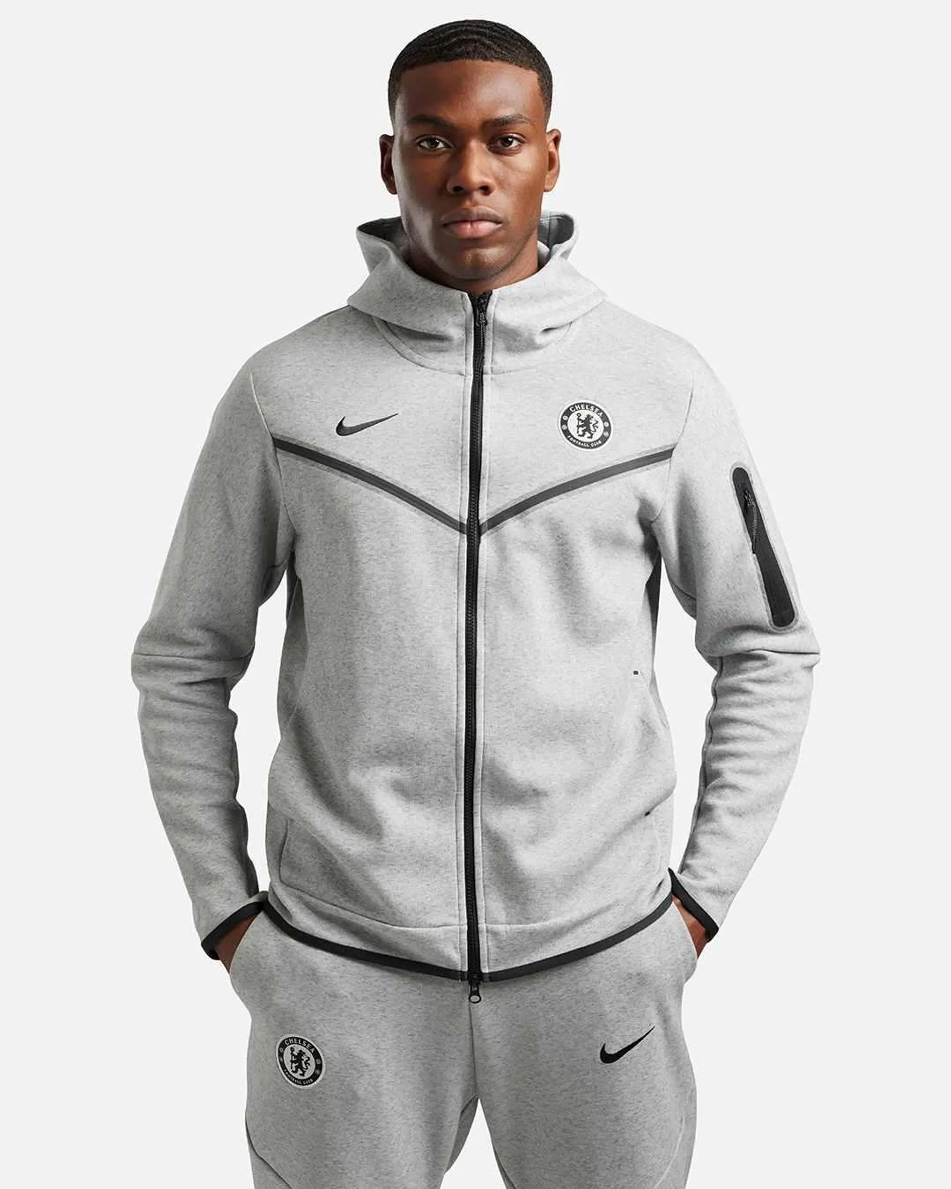 Chelsea Tech Fleece Jacket 2023/2024 - Gray