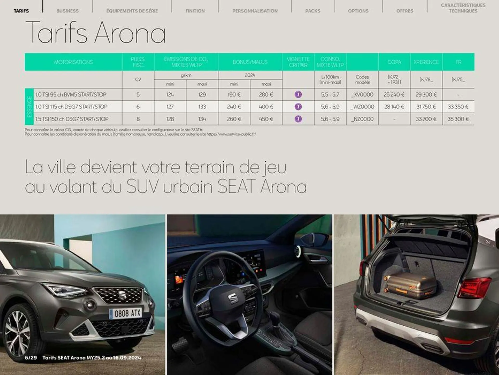 SEAT Arona du 24 septembre au 24 septembre 2025 - Catalogue page 6