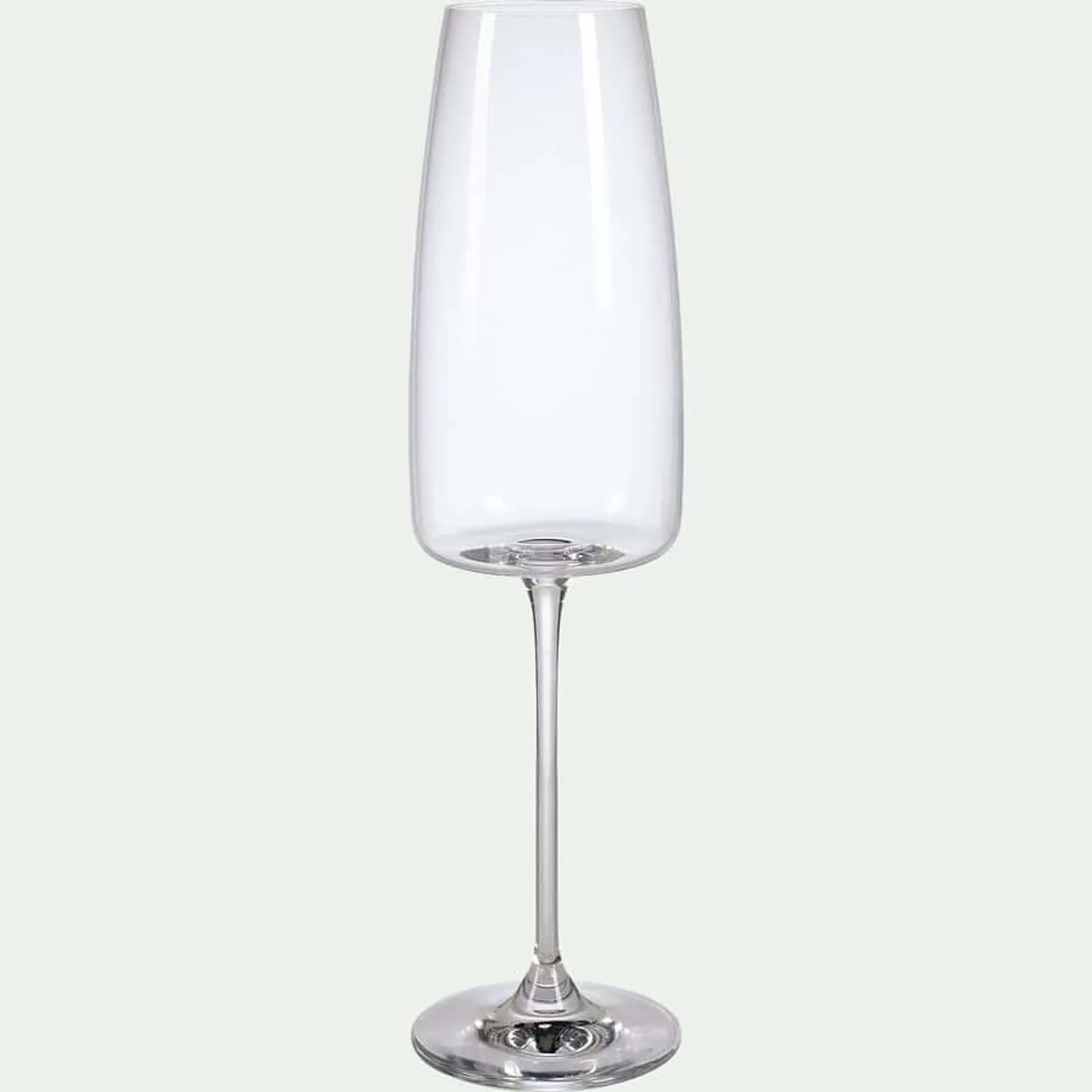 Flûte à champagne en cristallin 34cl - transparent