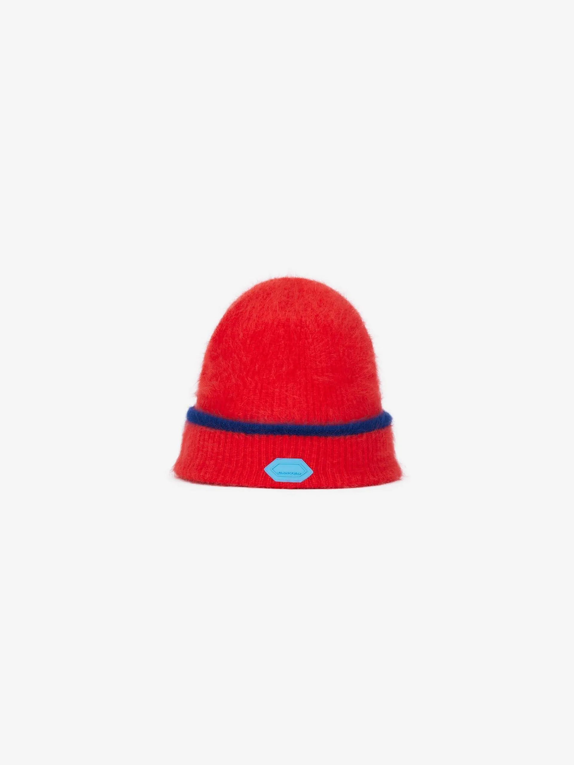 BEANIE IN RED CASHMERE