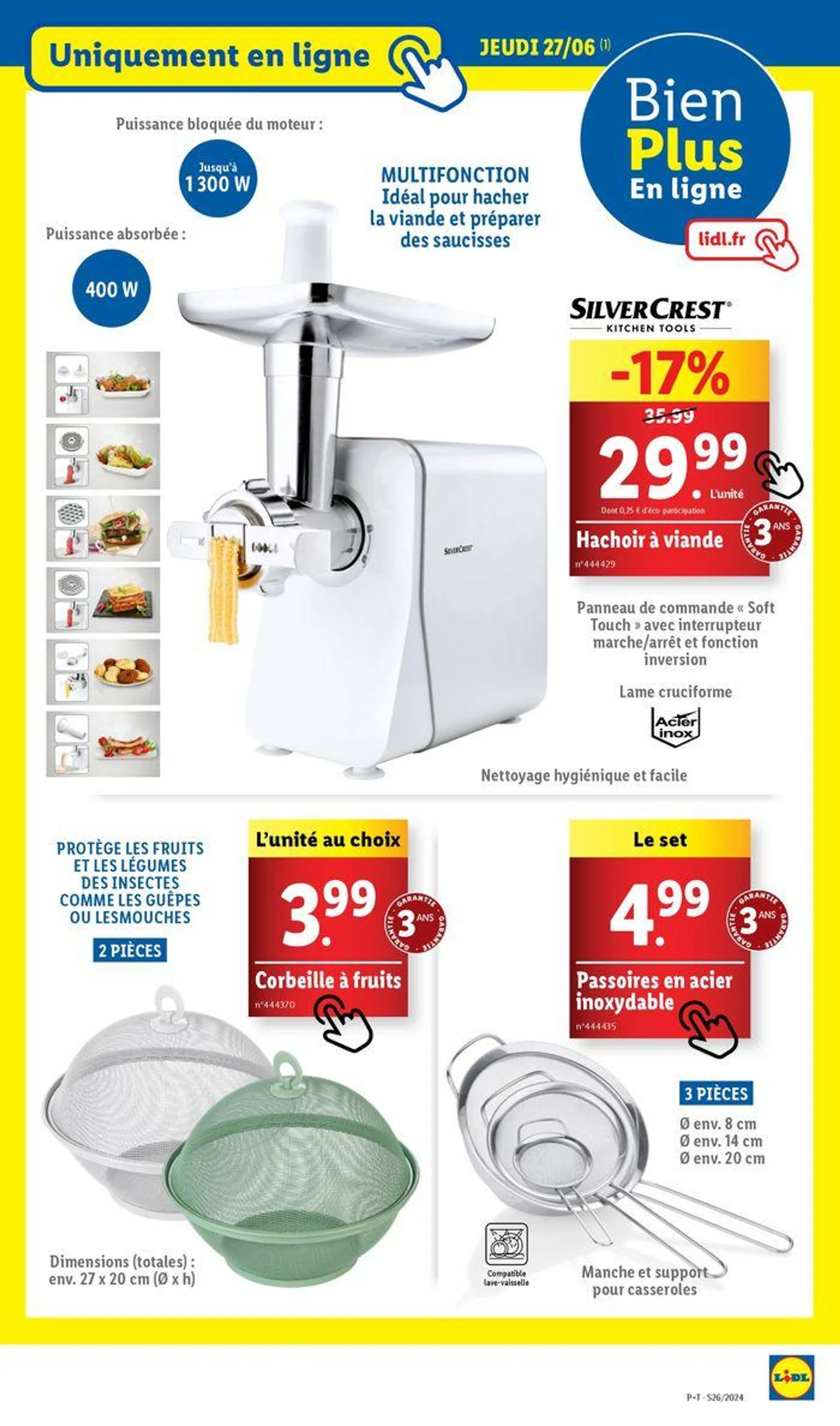 Retrouvez les offres Lidl de la semaine : bricolage, jardin et cuisine ! du 27 juin au 1 juillet 2024 - Catalogue page 29