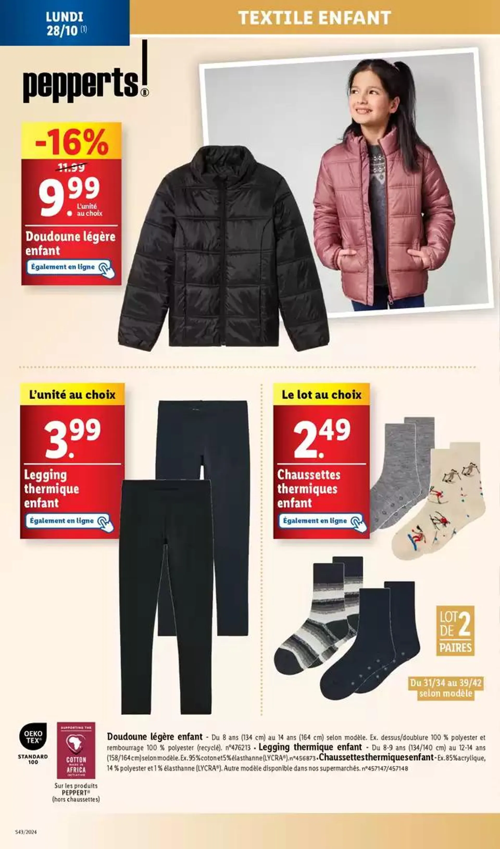 L'hiver approche ! Cette semaine, retrouvez des produits réconfortants, toujours à prix Lidl du 23 octobre au 29 octobre 2024 - Catalogue page 72