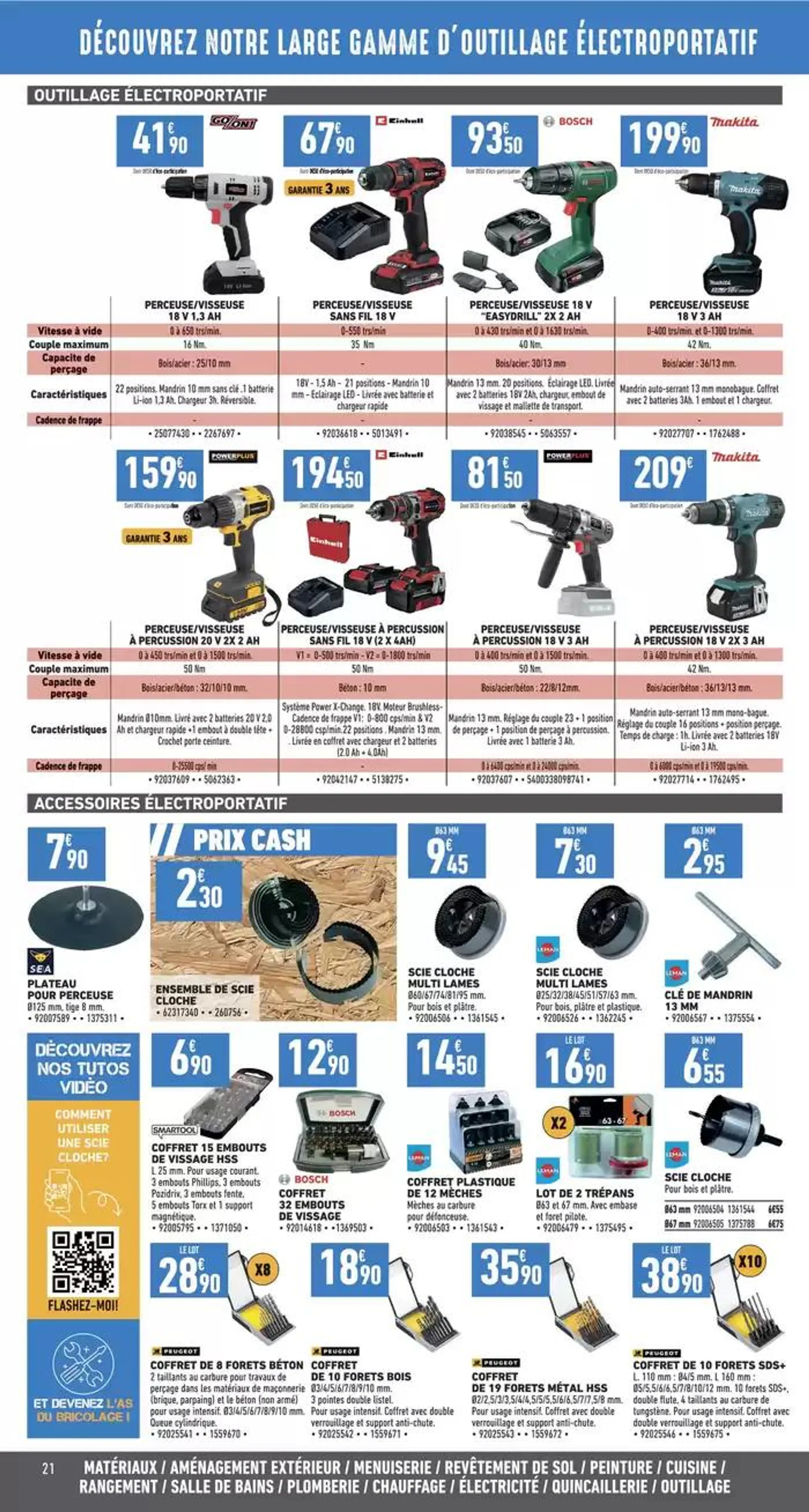 Grands travaux isolation & outillage du 21 octobre au 7 novembre 2024 - Catalogue page 13