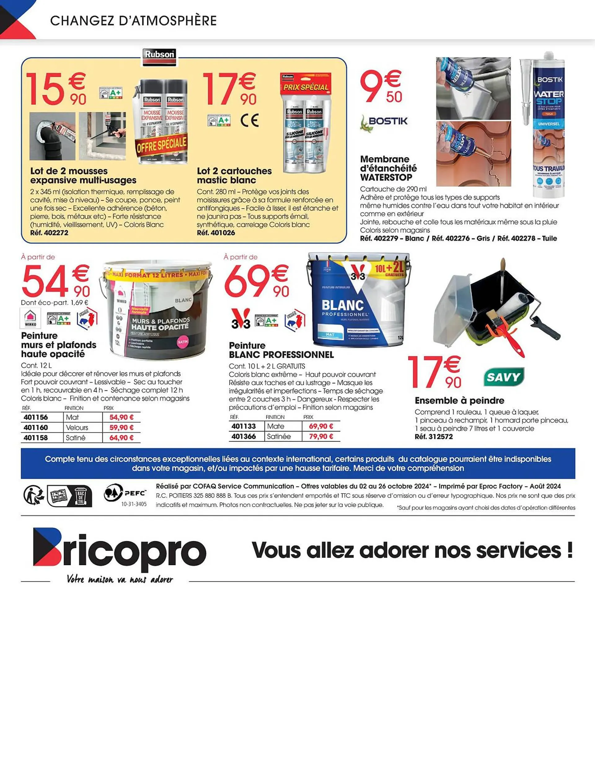 Brico Pro Catalogue du 2 octobre au 31 octobre 2024 - Catalogue page 3