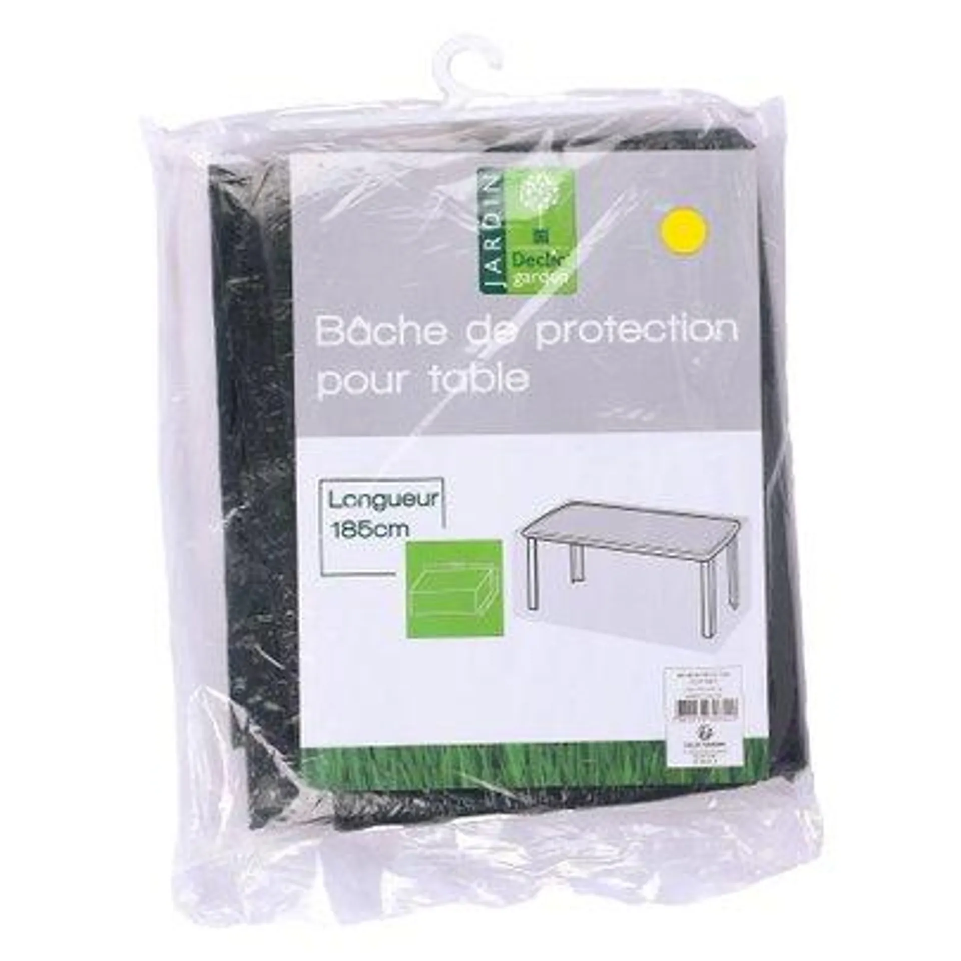 Bâche de protection pour table