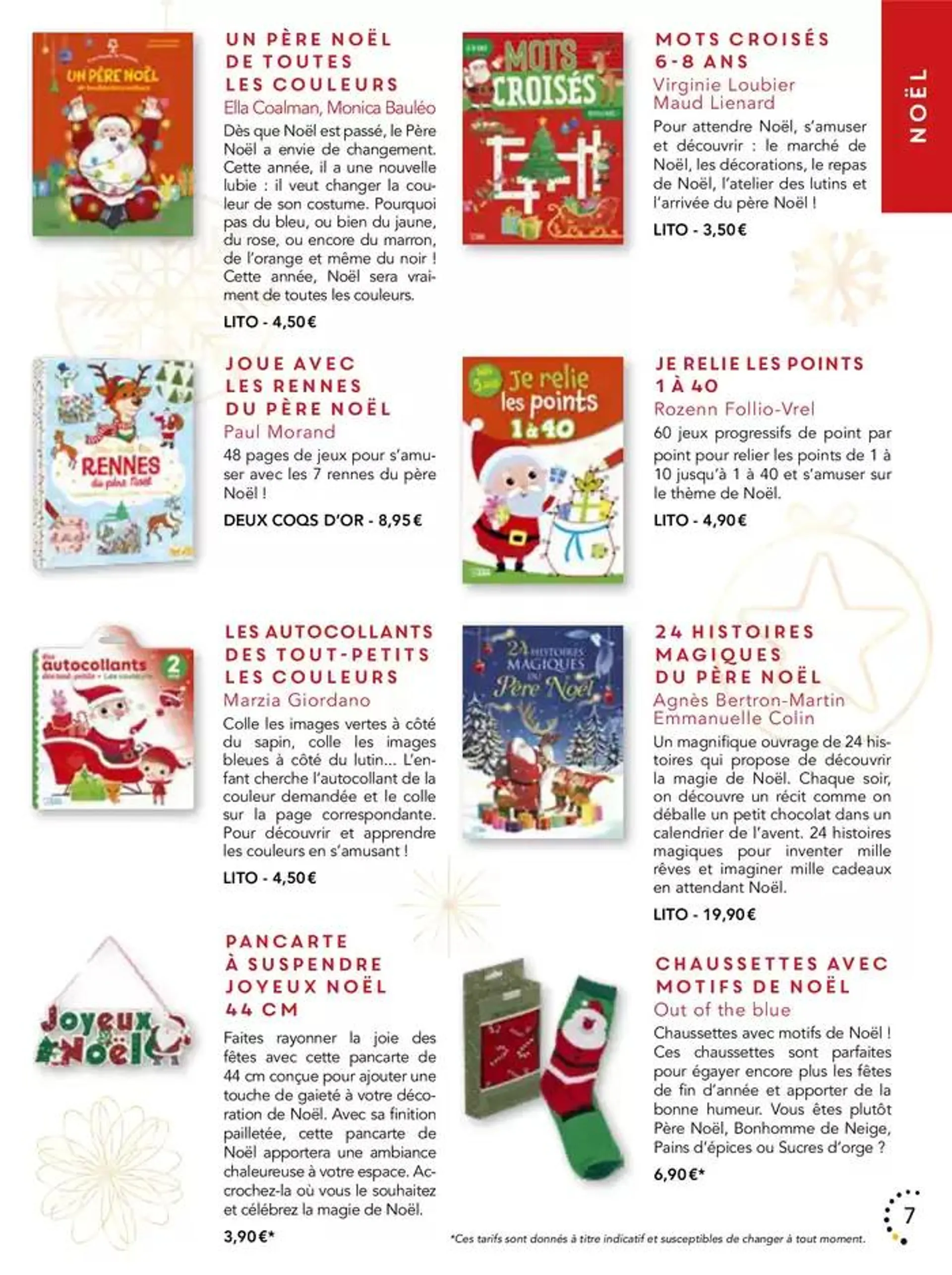 Les belles surprises de Noël du 23 octobre au 25 décembre 2024 - Catalogue page 7