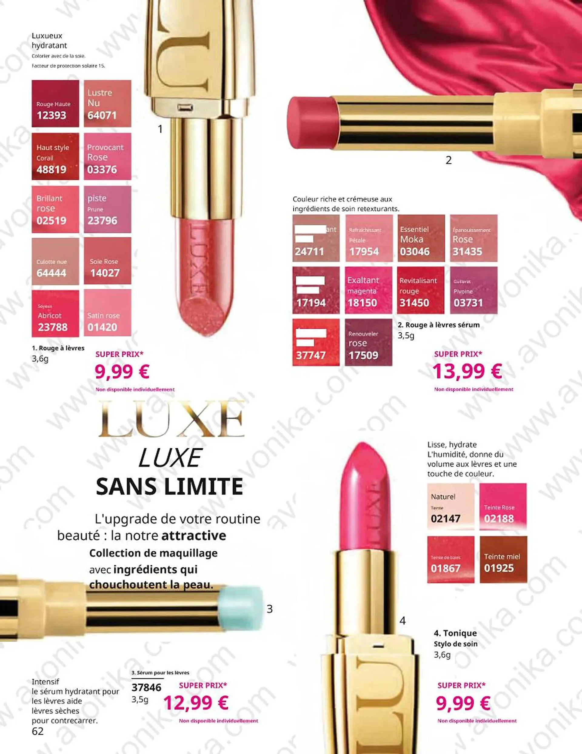 Catalogue AVON du 1 octobre au 31 octobre 2024 - Catalogue page 62