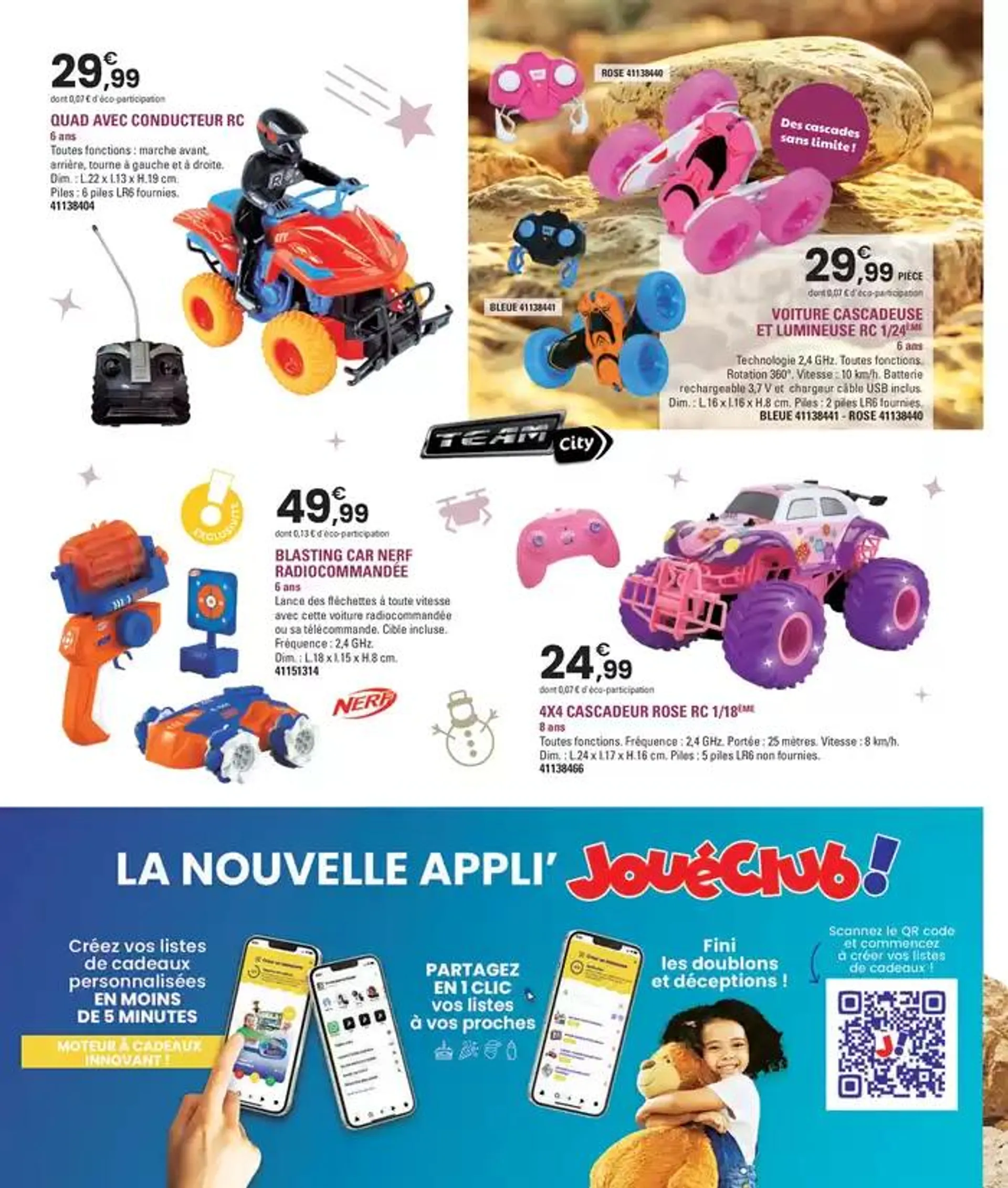 JOUEZ À L´INFINI - Catalogue Noël 2024 du 9 octobre au 5 décembre 2024 - Catalogue page 276