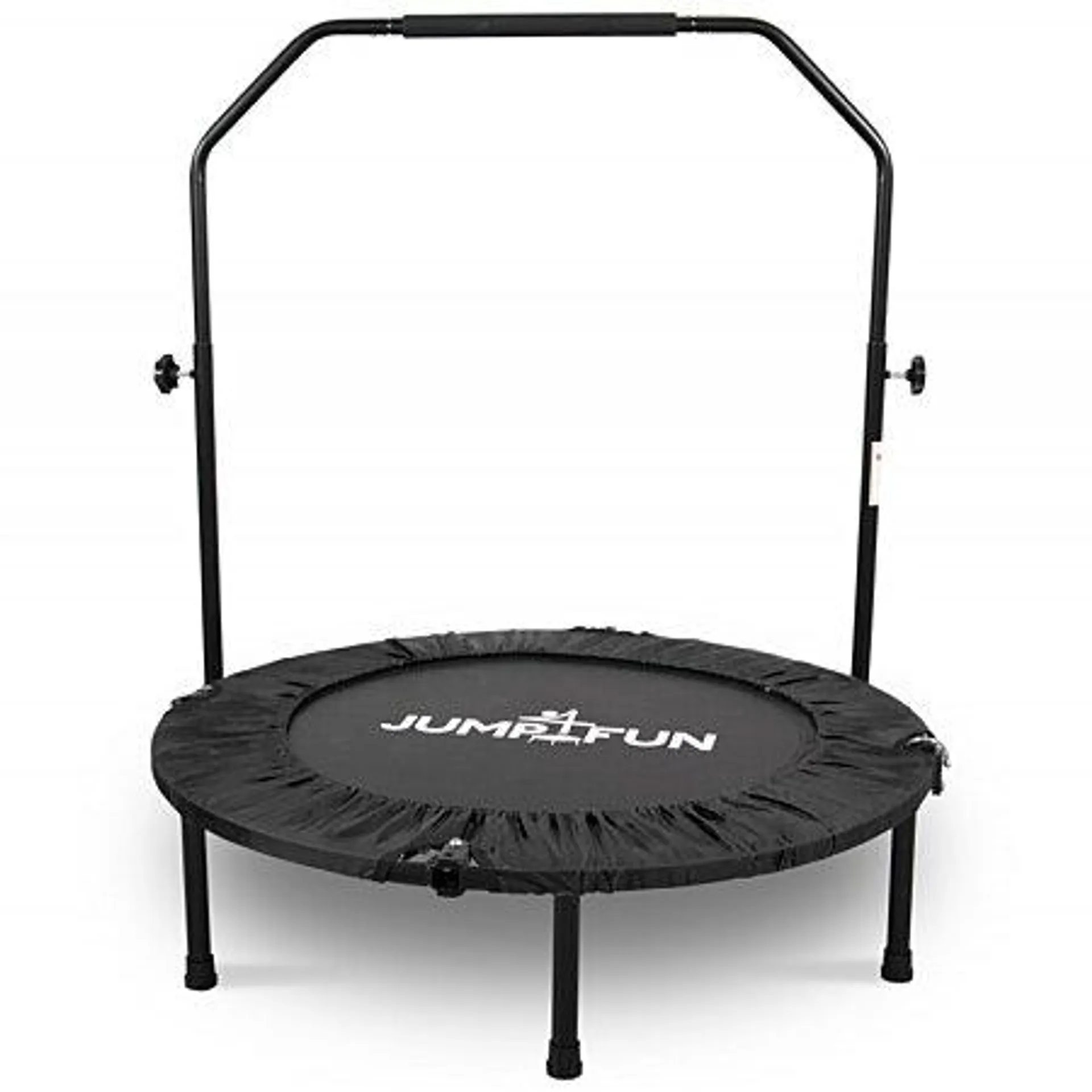 Mini Trampoline Fitness Double Barre Noir ø92 cm