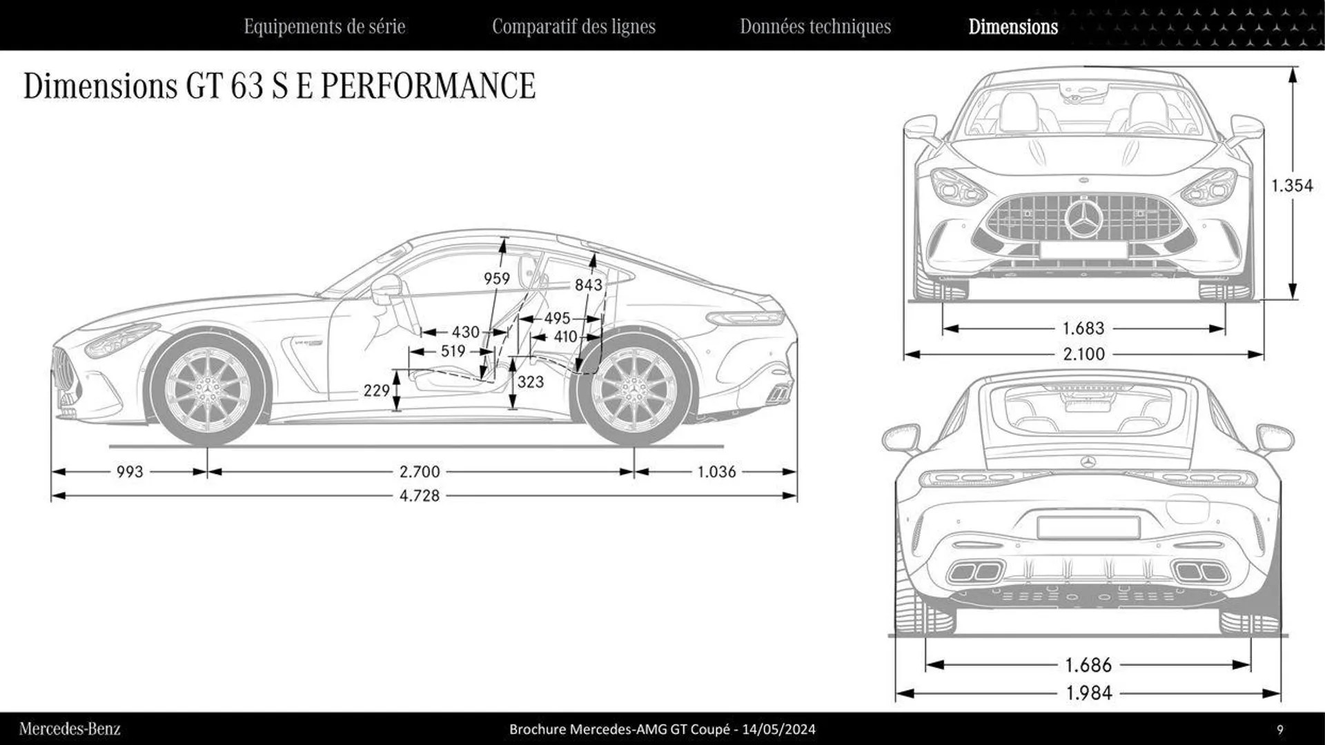 Mercedes AMG GT Coupé du 9 septembre au 31 août 2025 - Catalogue page 9