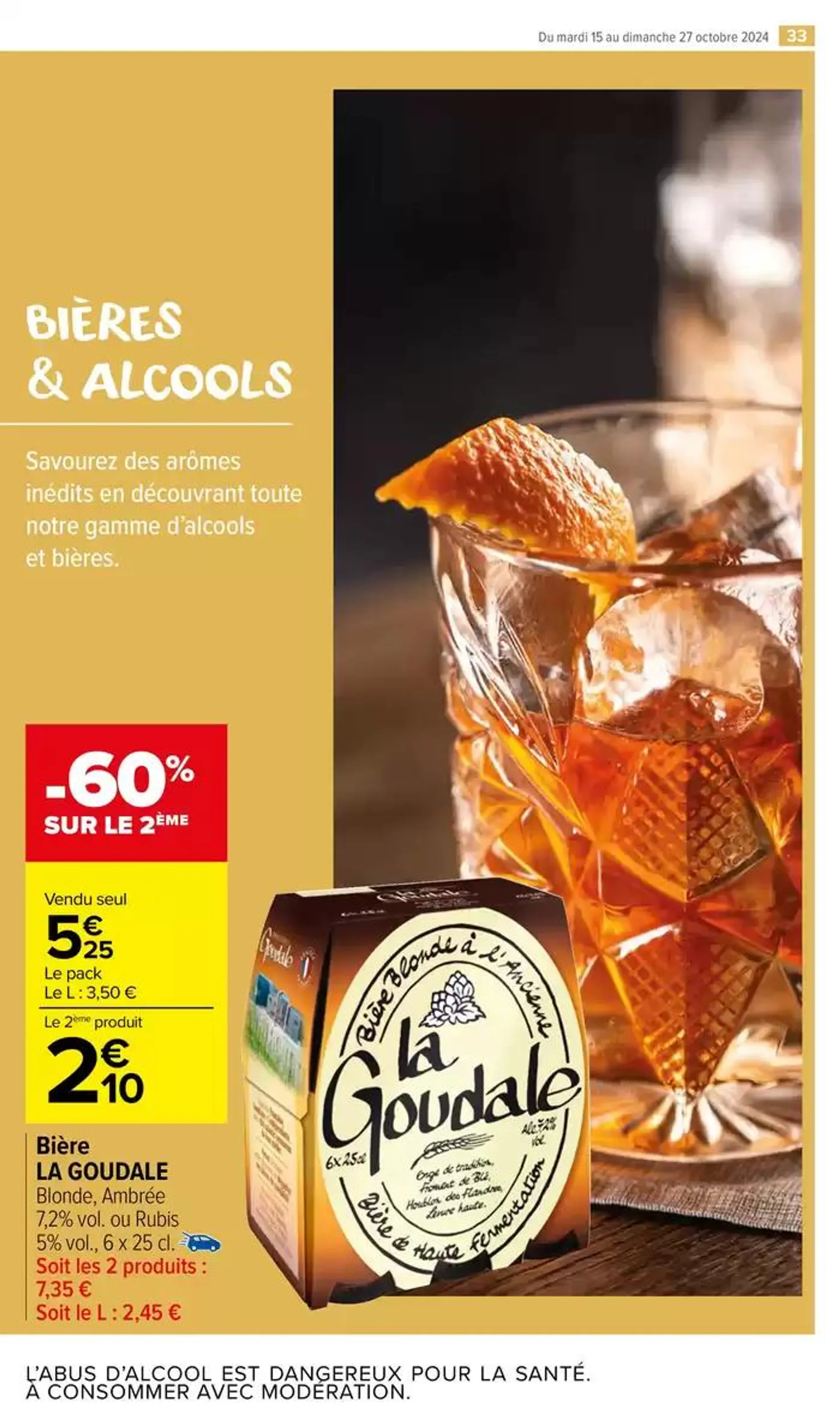 BIÈRES ET ALCOOLS du 15 octobre au 27 octobre 2024 - Catalogue page 35