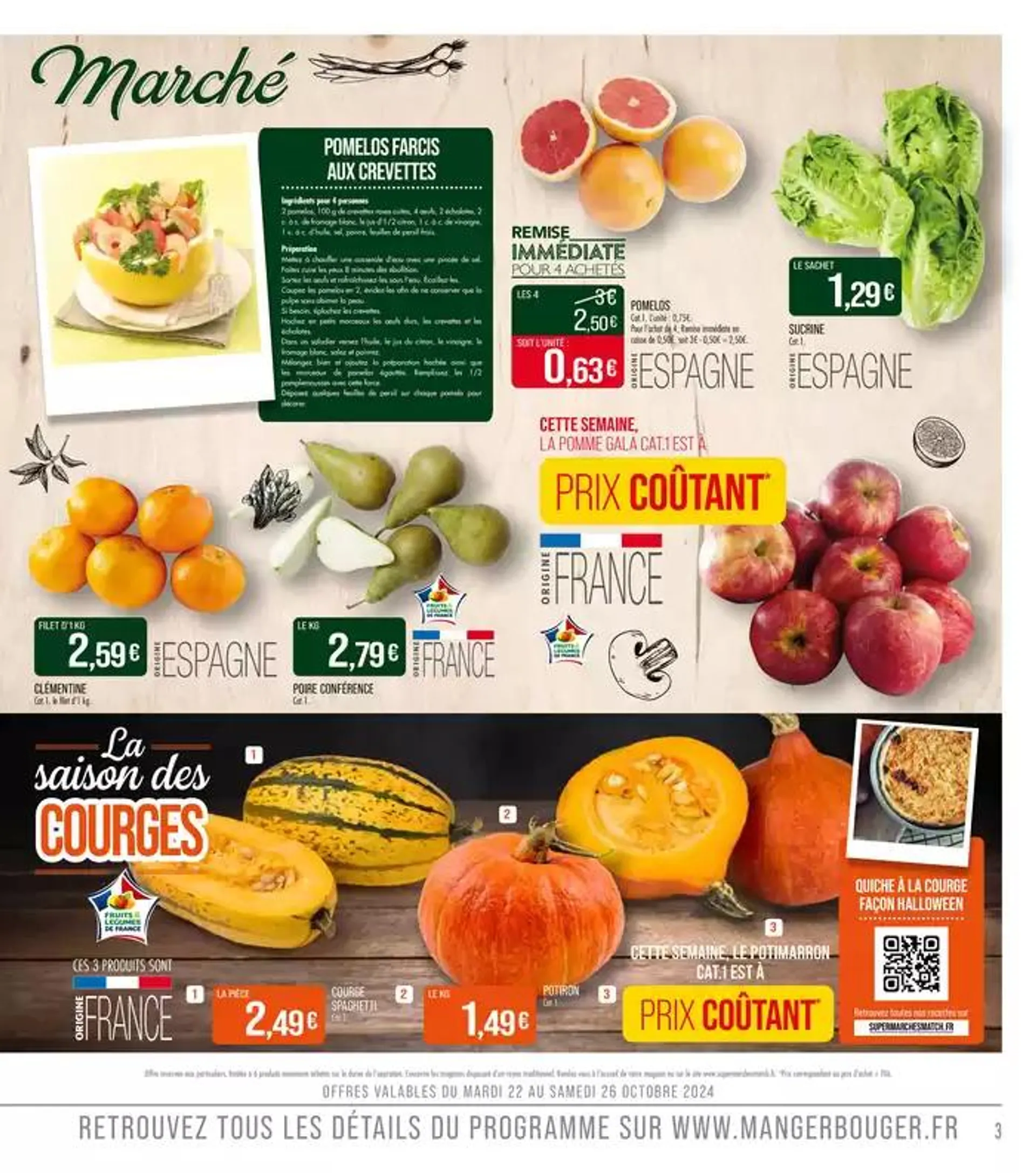 MAXI Supermarché MAtch du 21 octobre au 27 octobre 2024 - Catalogue page 3