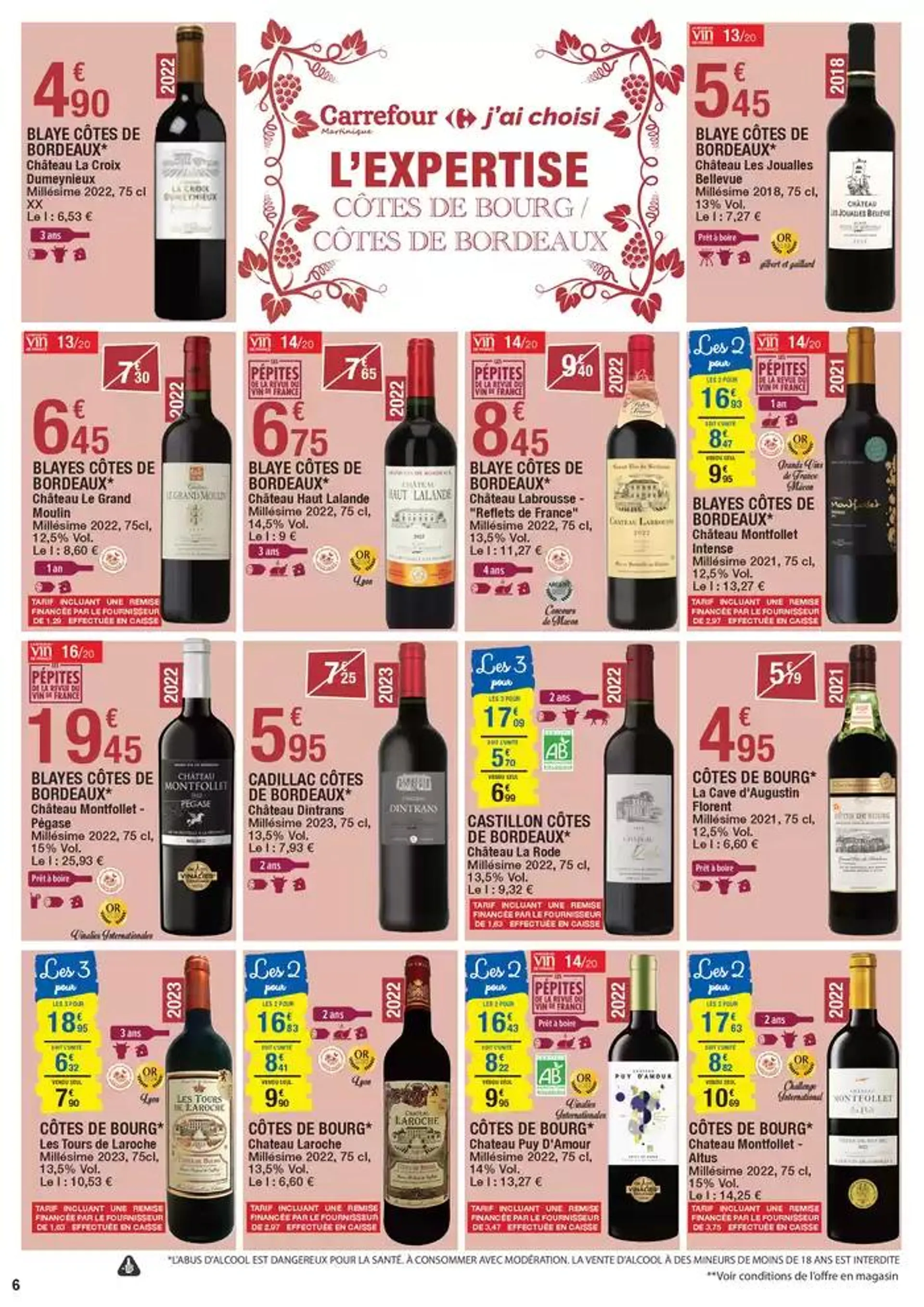 Carrefour FOIRE AUX VINS du 9 octobre au 20 octobre 2024 - Catalogue page 6