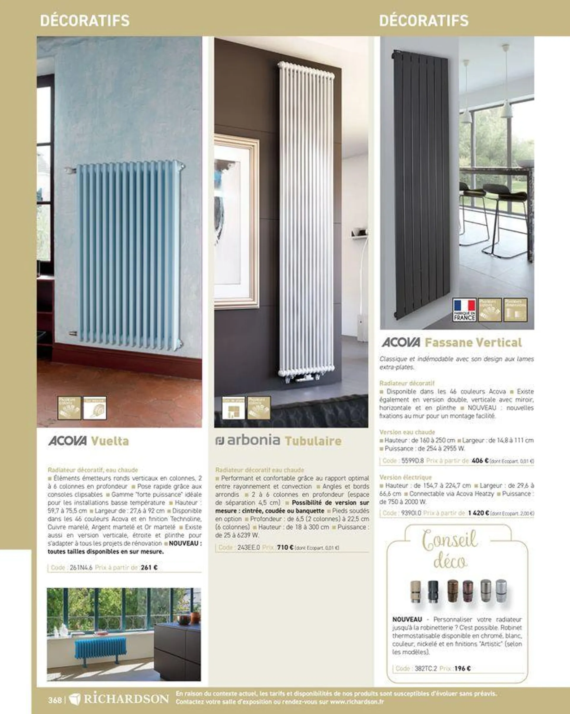 Salle de bains et carrelage 2024 du 23 mai au 31 décembre 2024 - Catalogue page 370