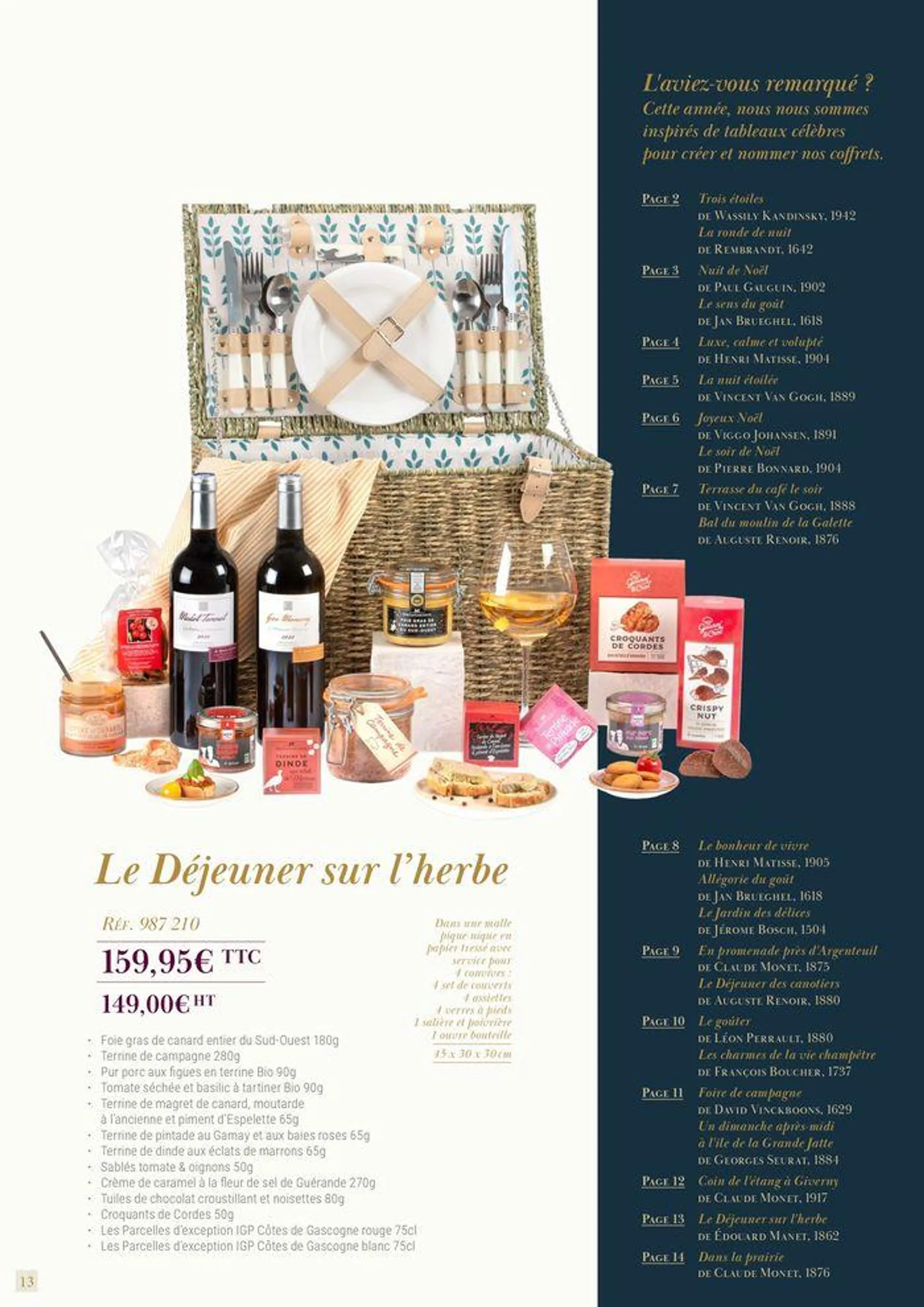 Cadeaux Gourmands Ducs De Gascogne 2024-2025 du 19 août au 31 janvier 2025 - Catalogue page 14