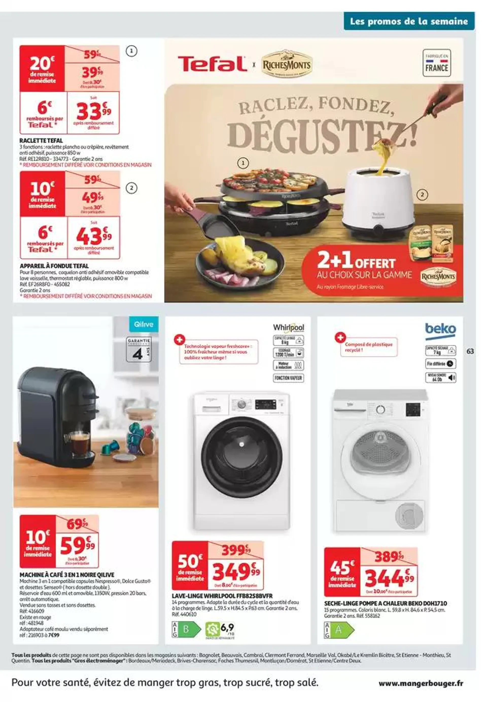 Top depart : 25 jours Auchan  du 29 octobre au 4 novembre 2024 - Catalogue page 63