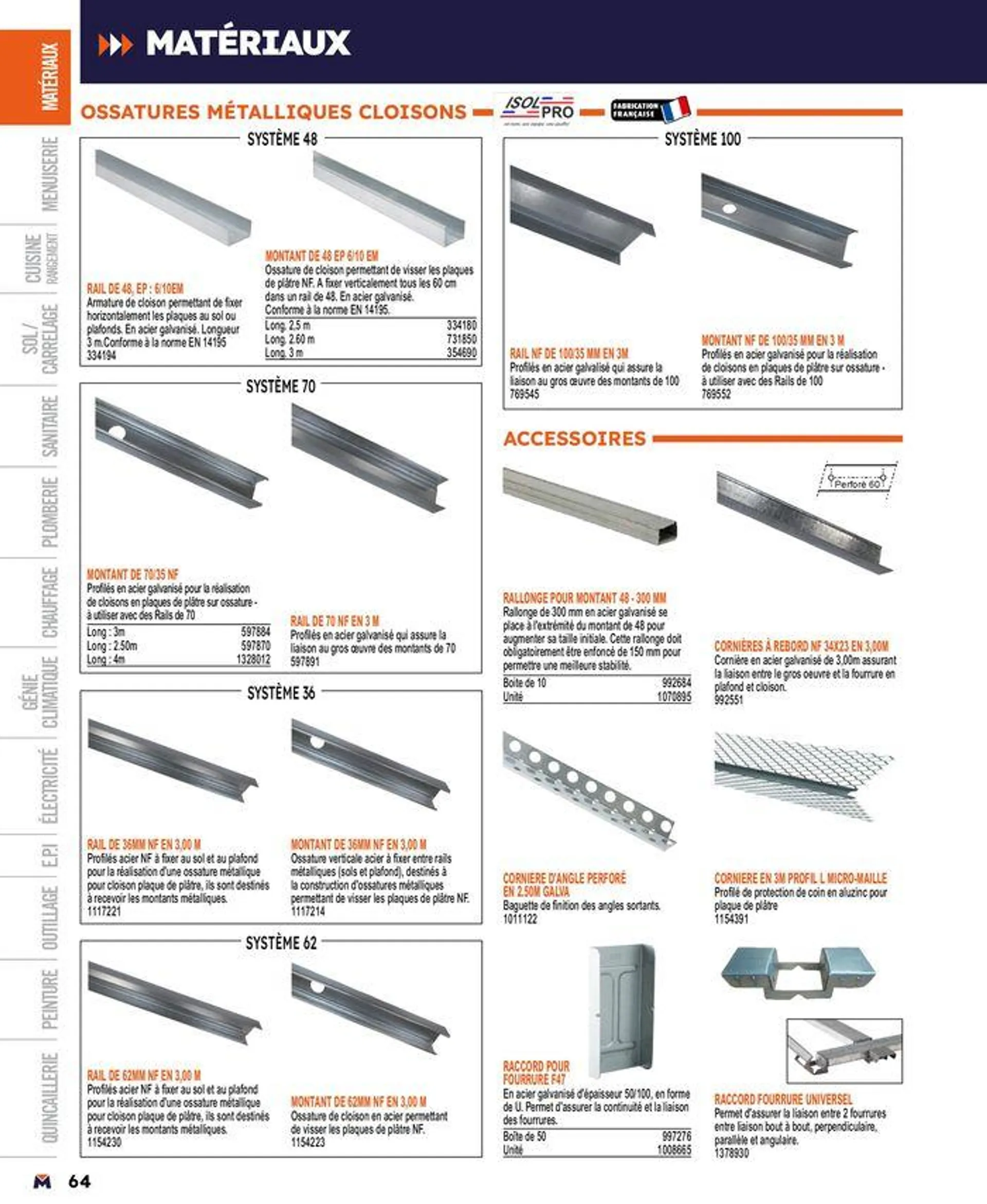 Guide produits 2024 du 15 mars au 31 décembre 2024 - Catalogue page 64