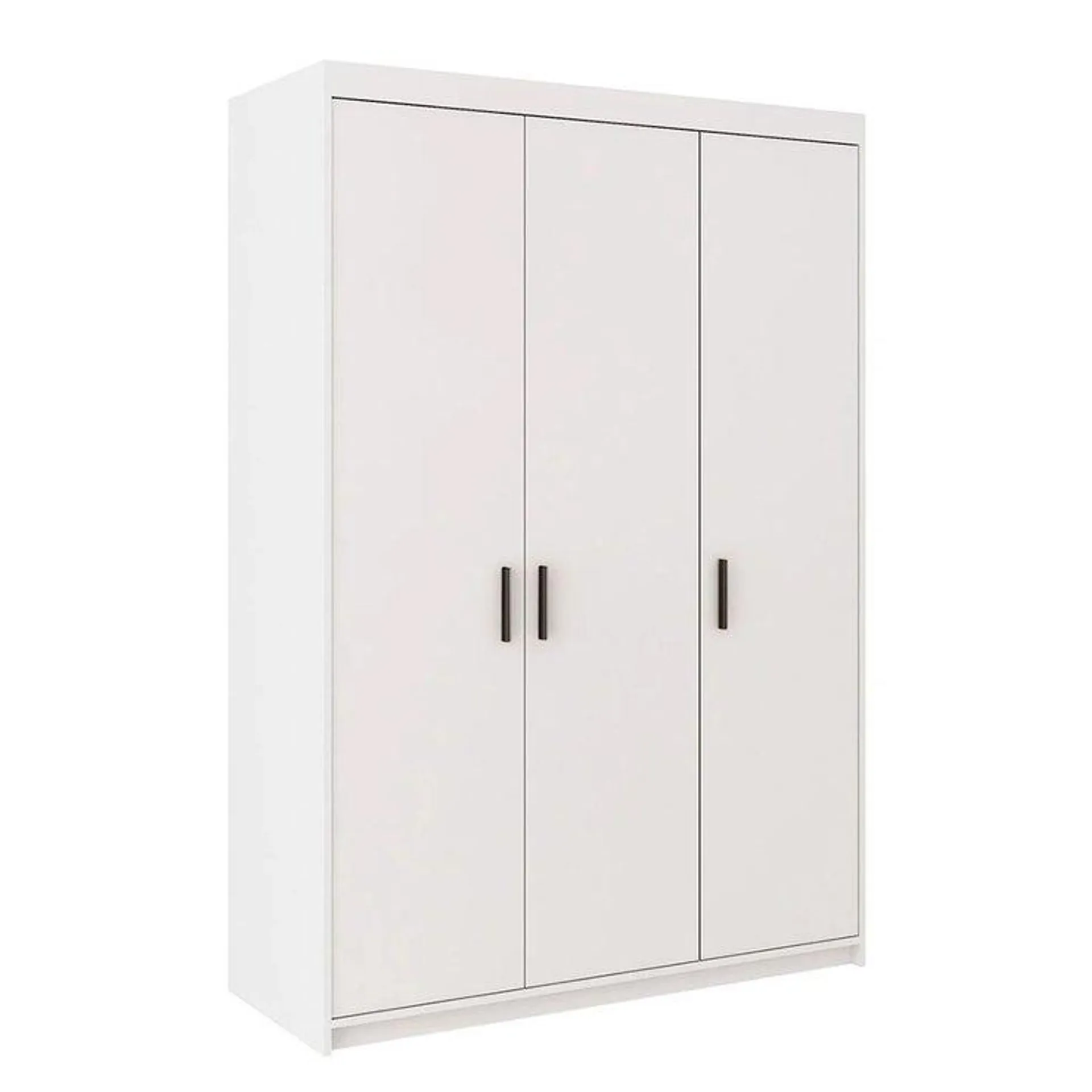 ELENA 3D ARMOIRE 3 PORTES OUVRANTES BLANC