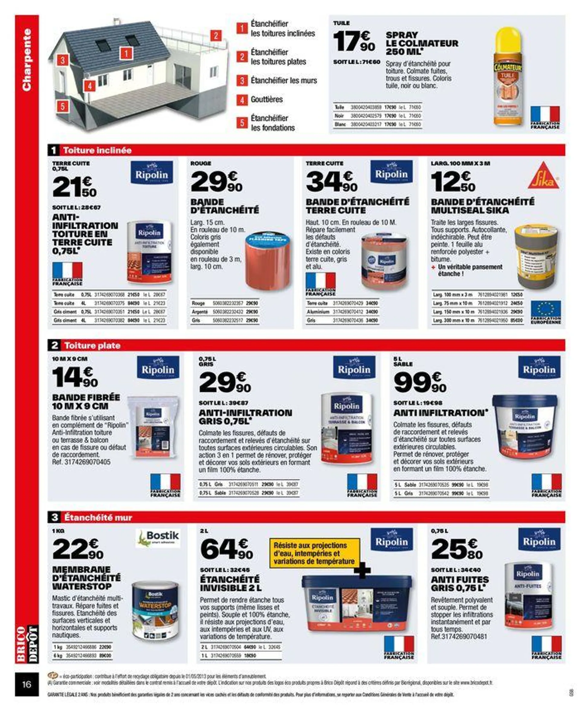 Je rénove mes espaces du 20 juin au 4 août 2024 - Catalogue page 16