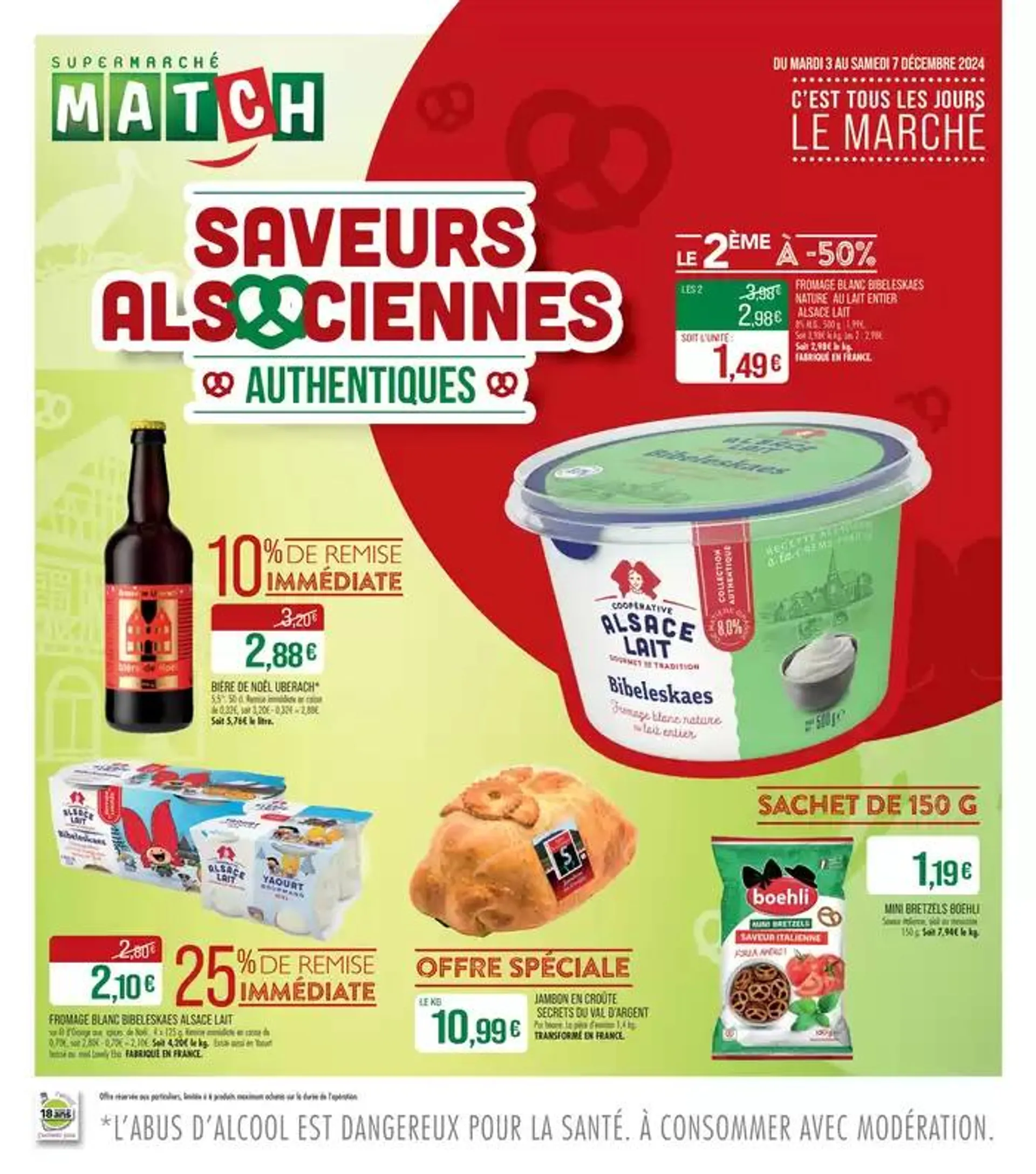 SAVEURS ALSACIENNES AUTEHNTIQUES du 2 décembre au 7 décembre 2024 - Catalogue page 1