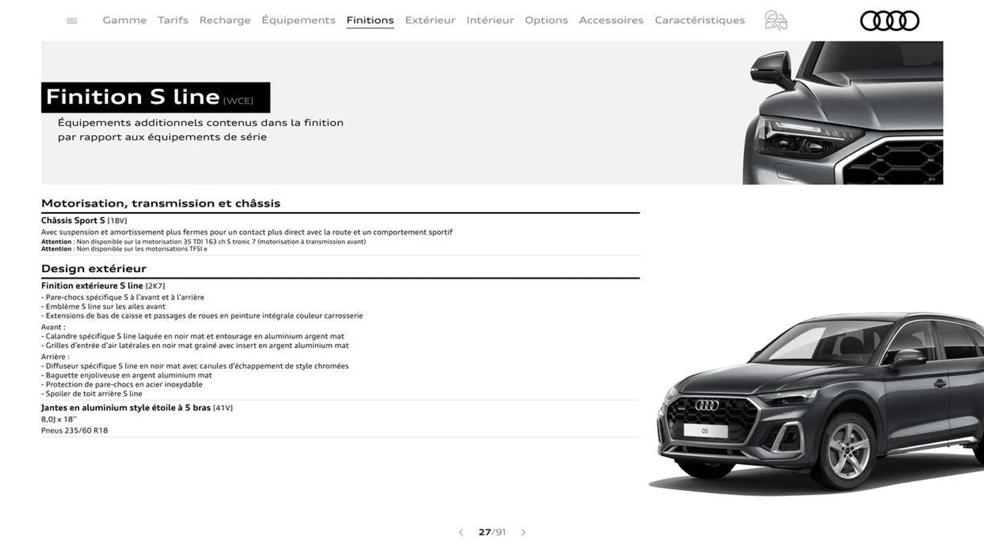 Audi Q5 & SQ5 du 20 août au 31 décembre 2024 - Catalogue page 27