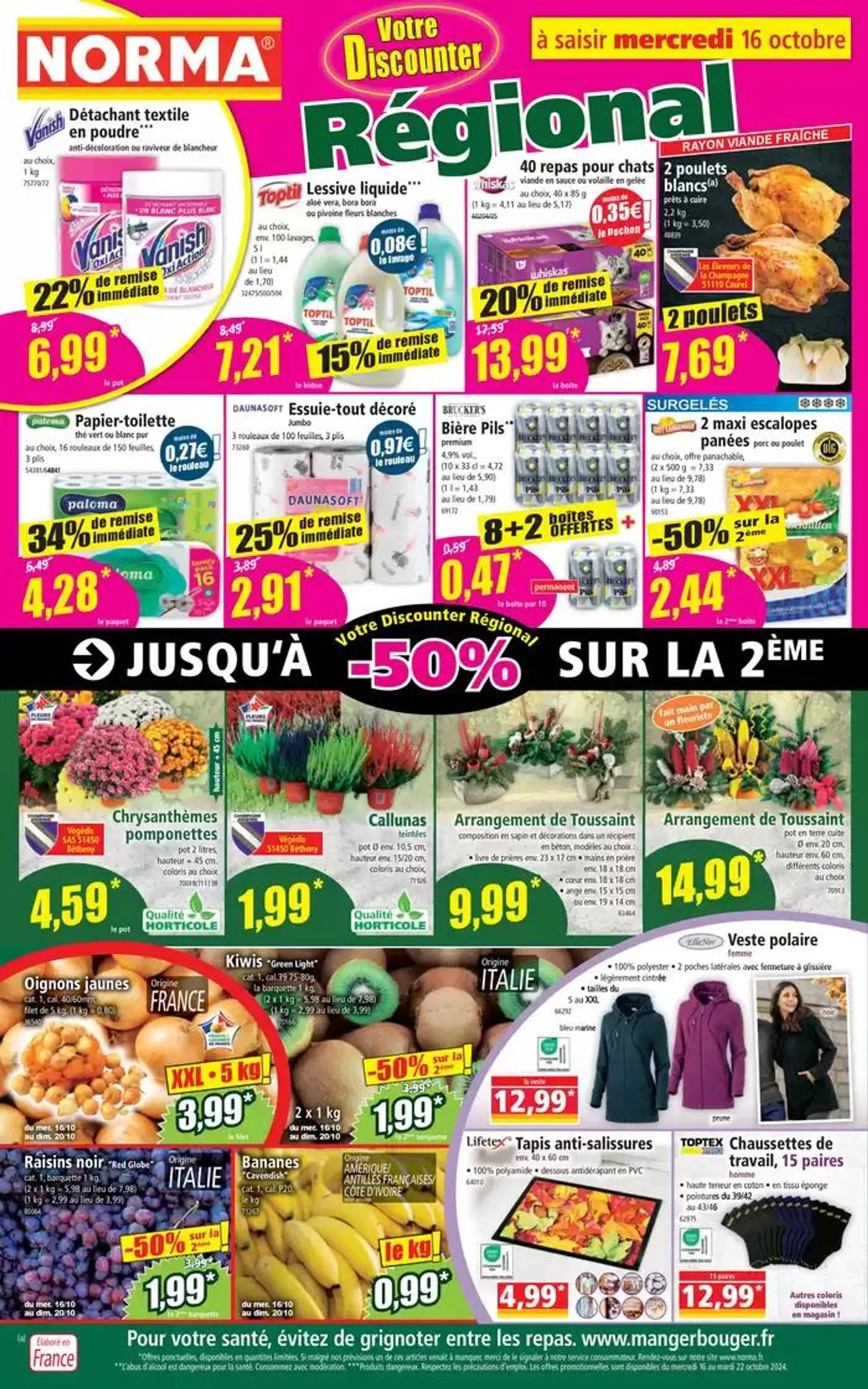 JUSQUÀ -50% SUR LA 2ÈME du 16 octobre au 22 octobre 2024 - Catalogue page 1