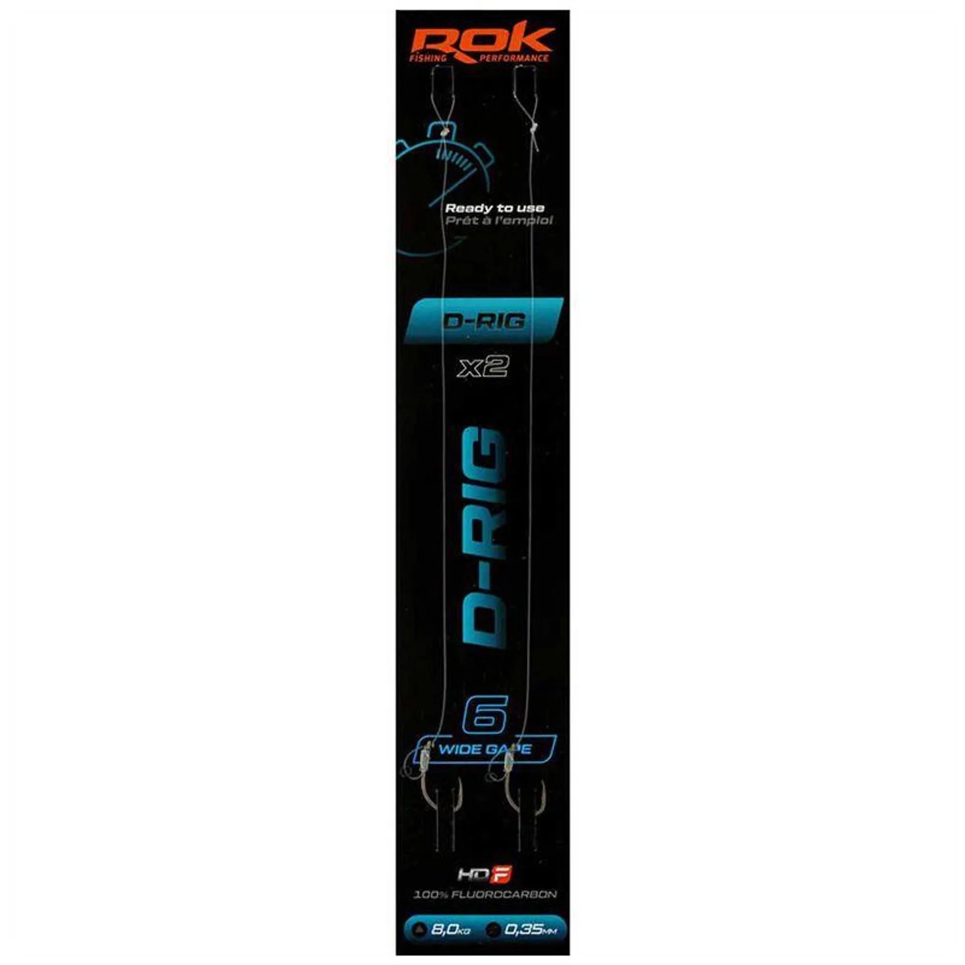 Bas de ligne Rok D-Rig Wide Gape x2