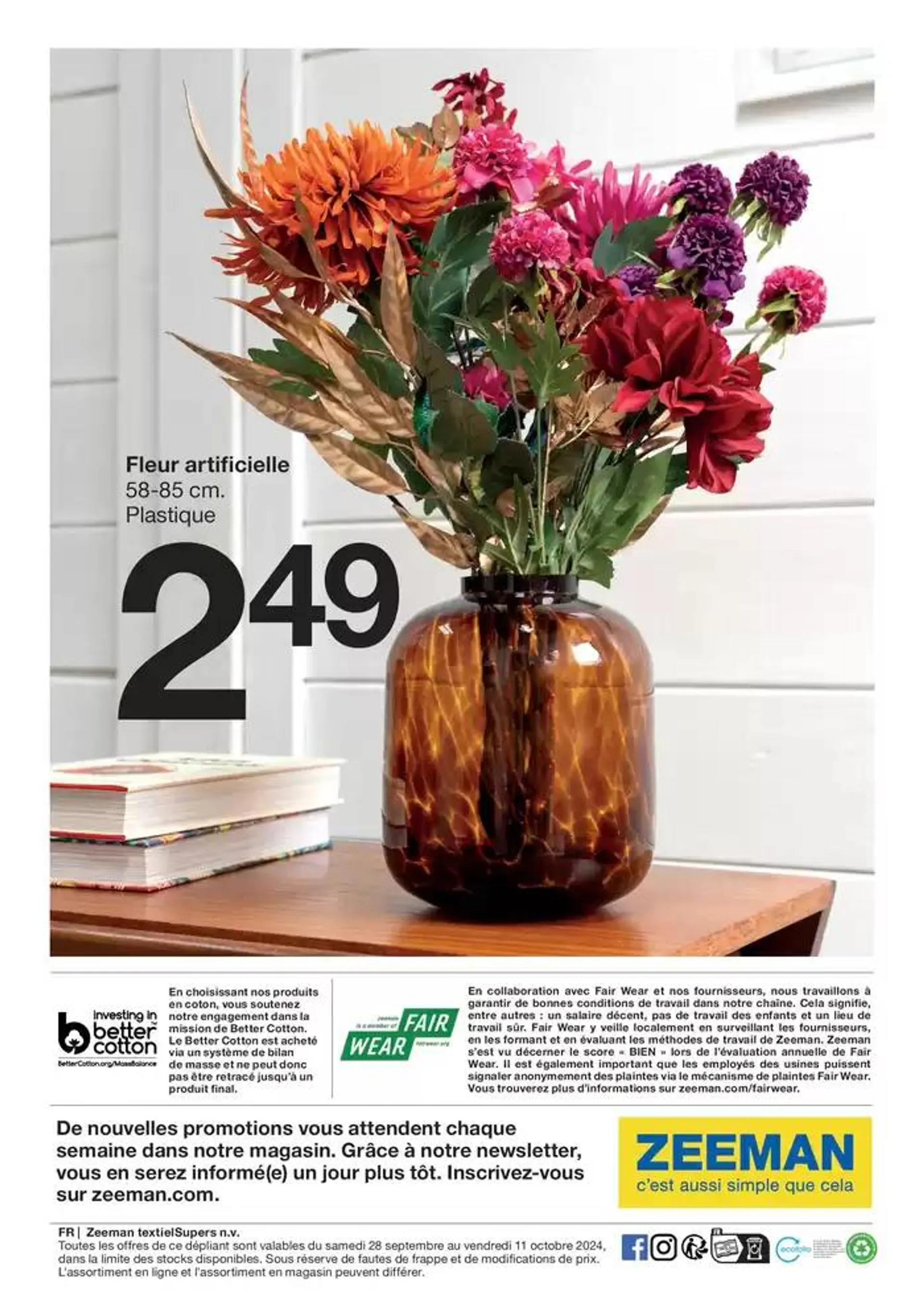 Dans nos magasins, nous voyons de nombreux clients revenir encore et toujours pour nos produits du 27 septembre au 11 octobre 2024 - Catalogue page 21