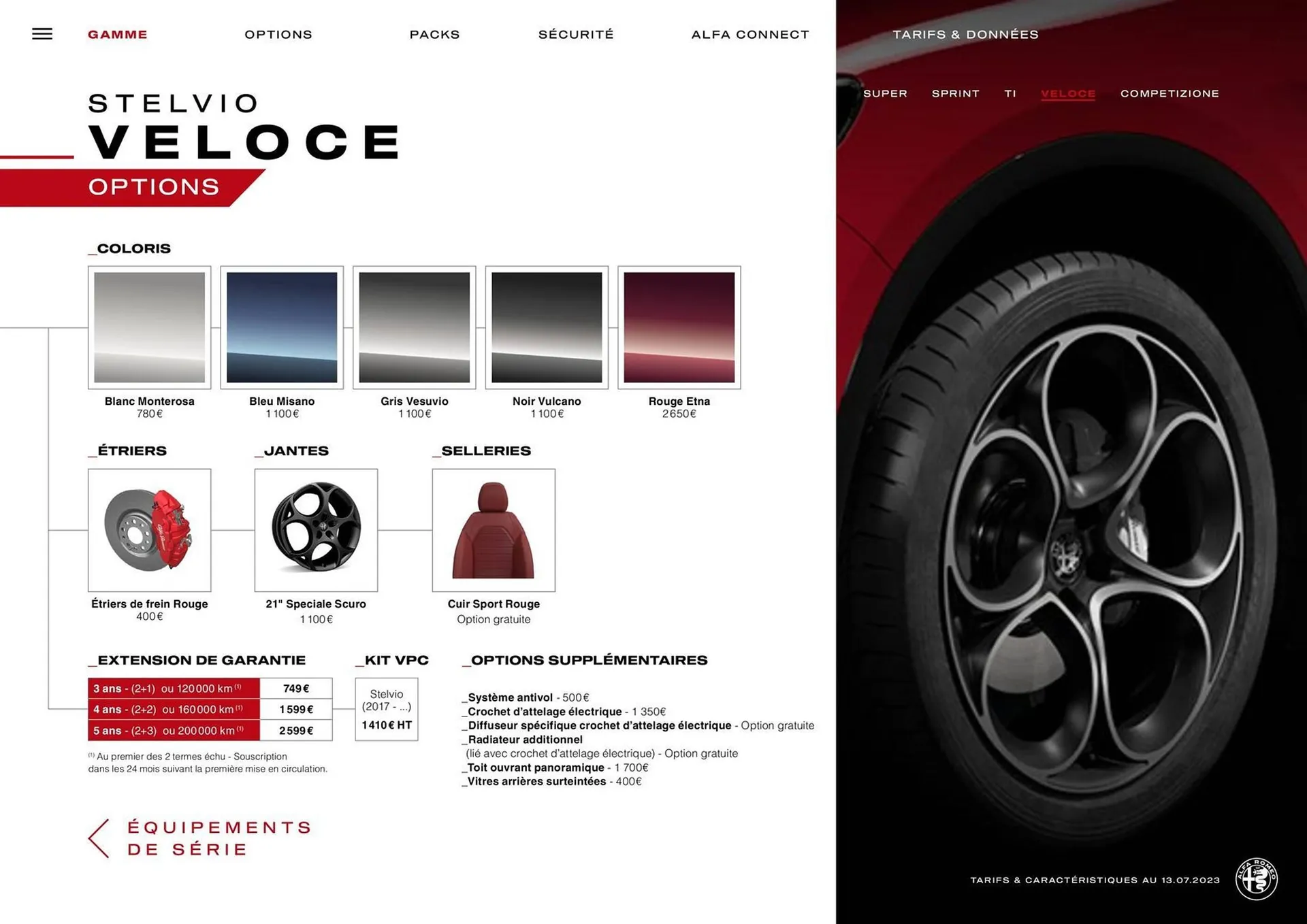 Catalogue Alfa Romeo Stelvio du 29 décembre au 28 décembre 2024 - Catalogue page 12