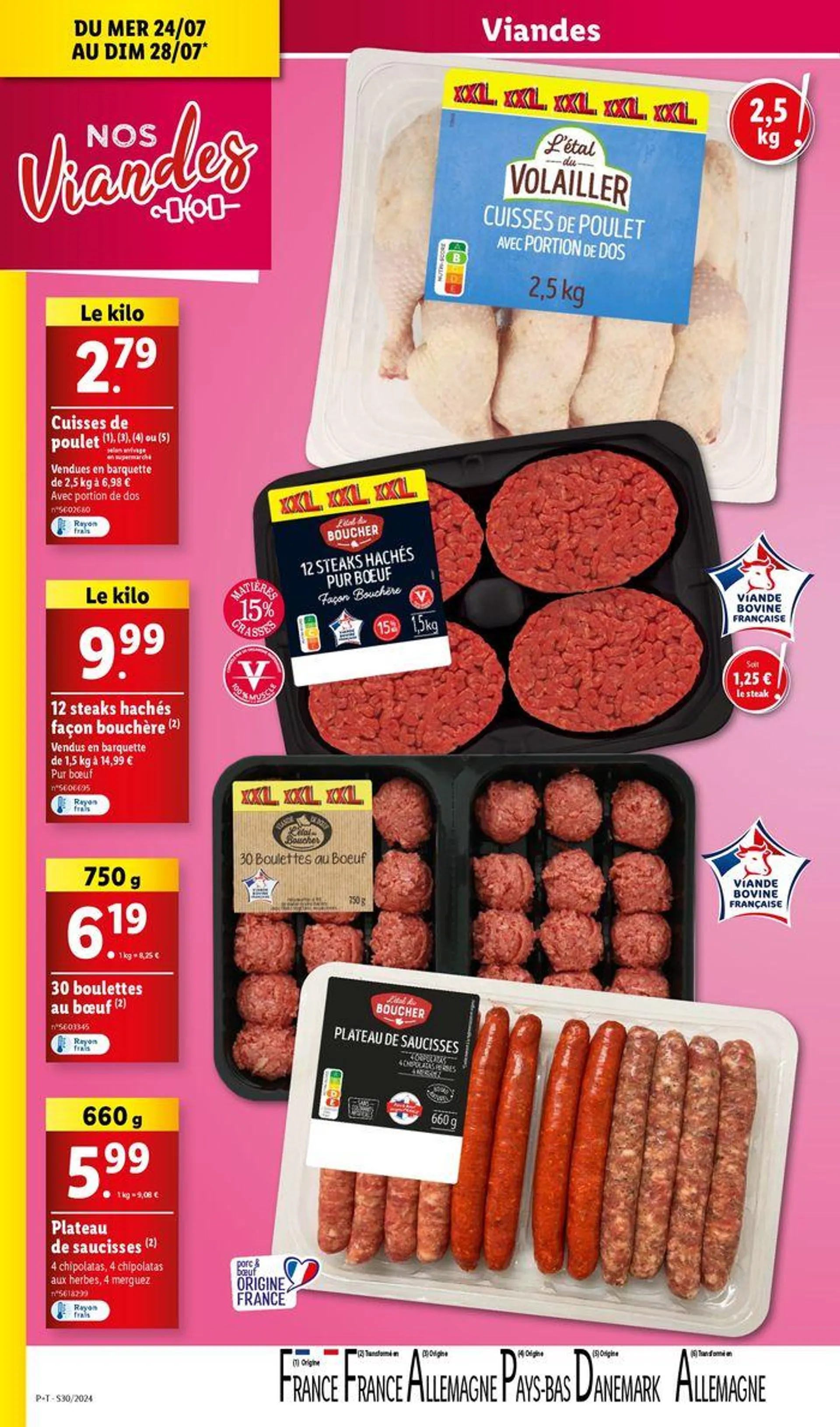 Profitez des journées opportunités pour dénicher vos produits du quotidien à prix Lidl du 24 juillet au 30 juillet 2024 - Catalogue page 4