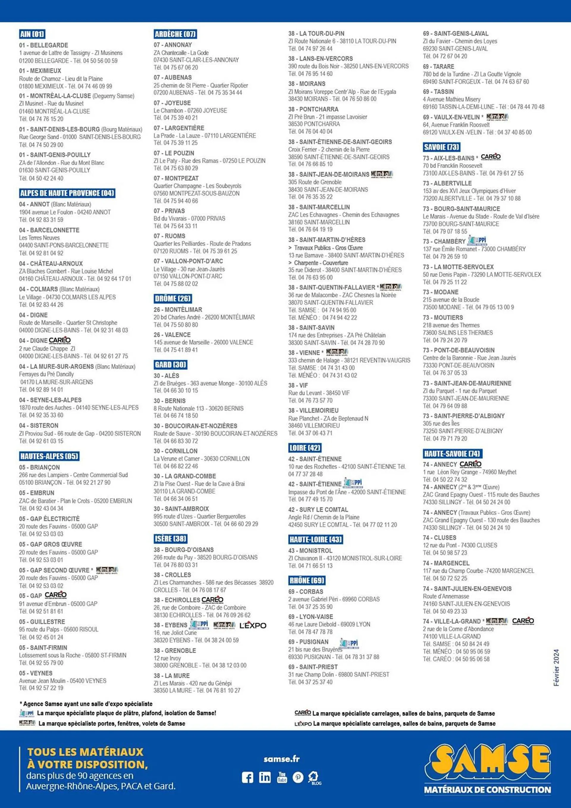 Catalogue Samse du 26 mars au 30 avril 2024 - Catalogue page 144