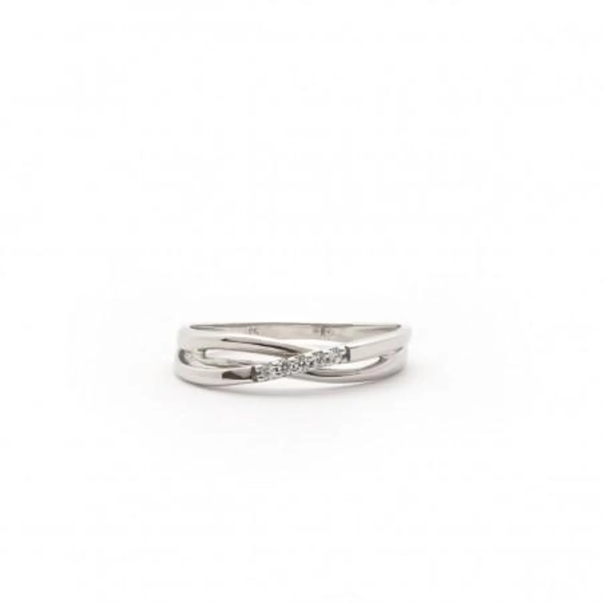 Bague Carador femme en Or Blanc 375/000 et oxyde de zirconium