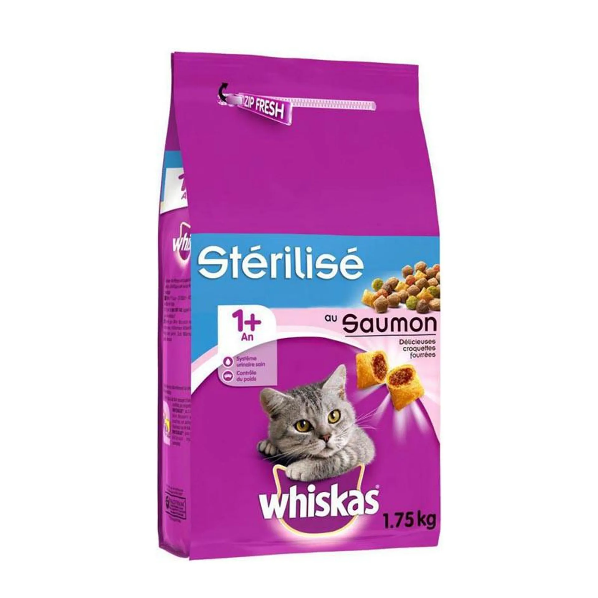 Croquettes chat sterilise saumon