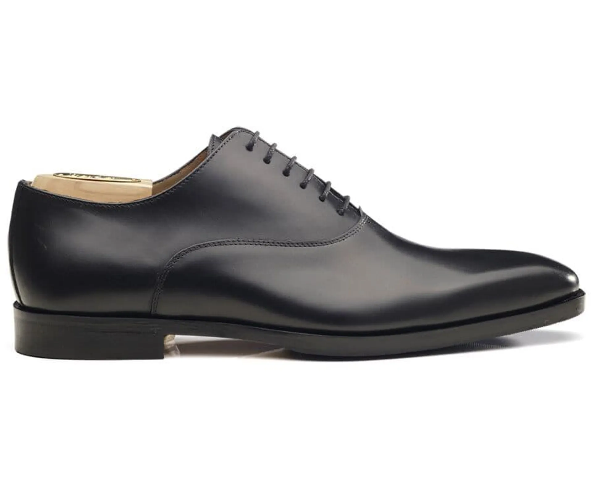 Richelieu homme Noir semelle cuir avec patin - TREMEZZO PATIN