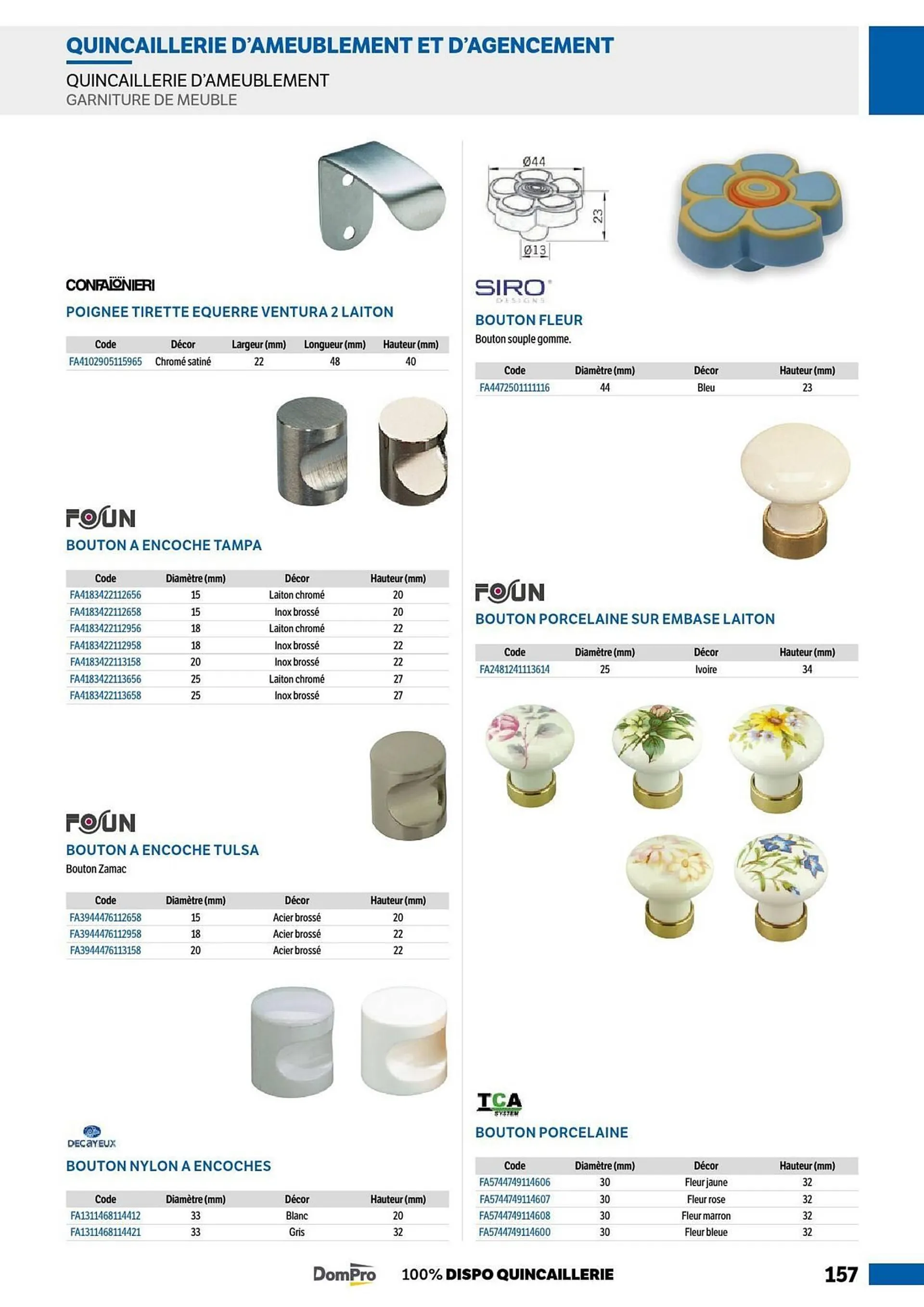 Catalogue DomPro du 8 juillet au 4 janvier 2025 - Catalogue page 157