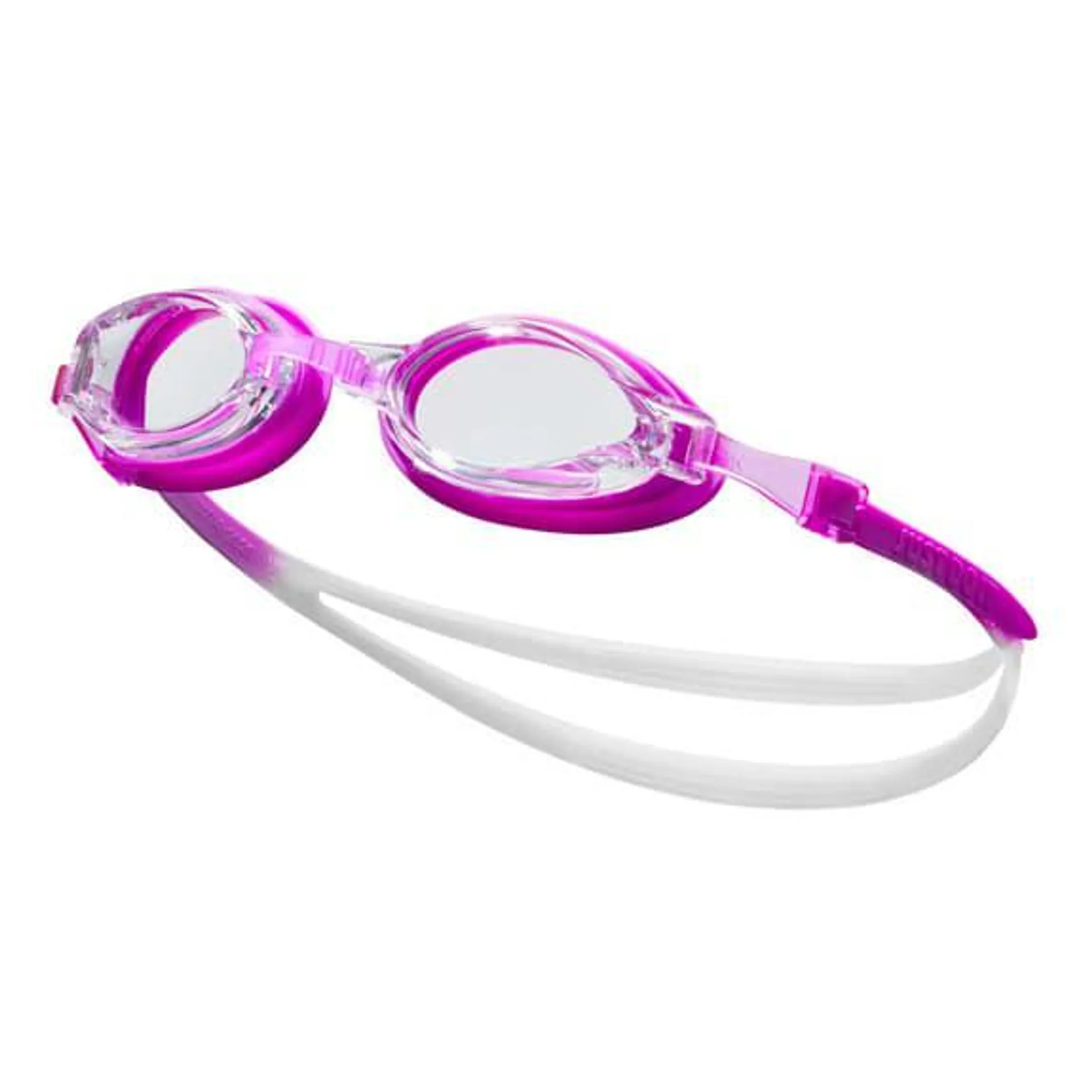 Lunettes de natation Nike Swim Chrome Remora lilas blanc avec verres à effet miroir