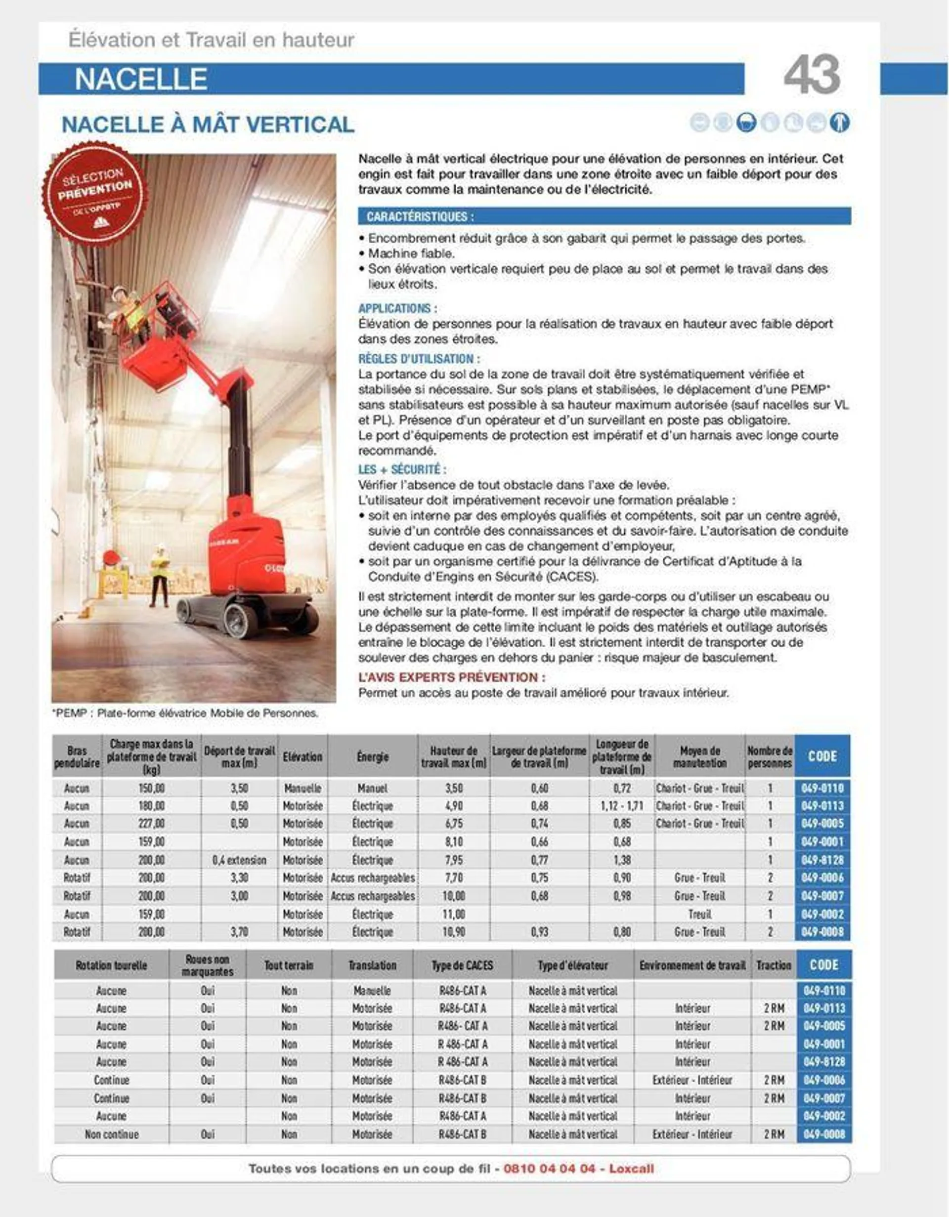 Loxam Catalogue de location du 9 avril au 31 décembre 2024 - Catalogue page 119