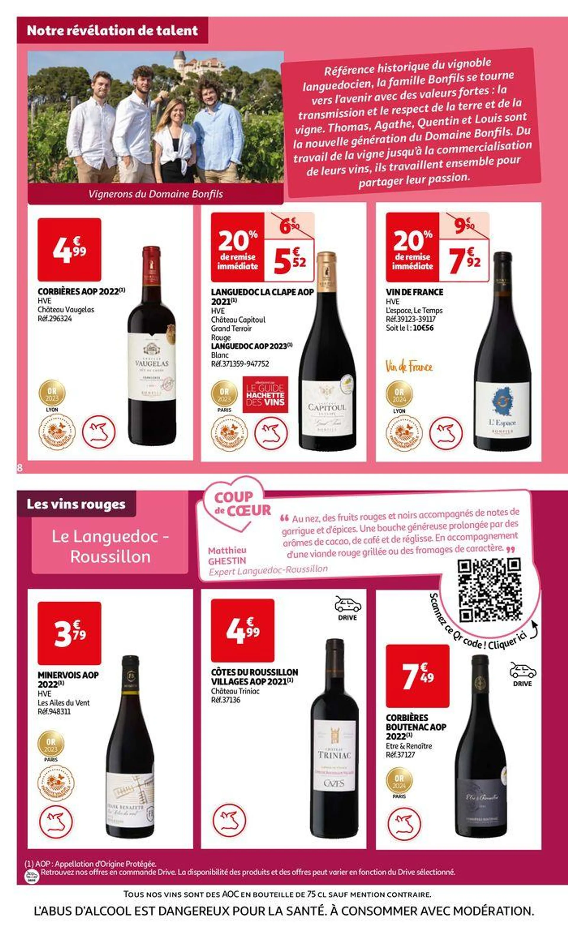 Foire au vins : Un grand choix de cuvées du 24 septembre au 7 octobre 2024 - Catalogue page 8