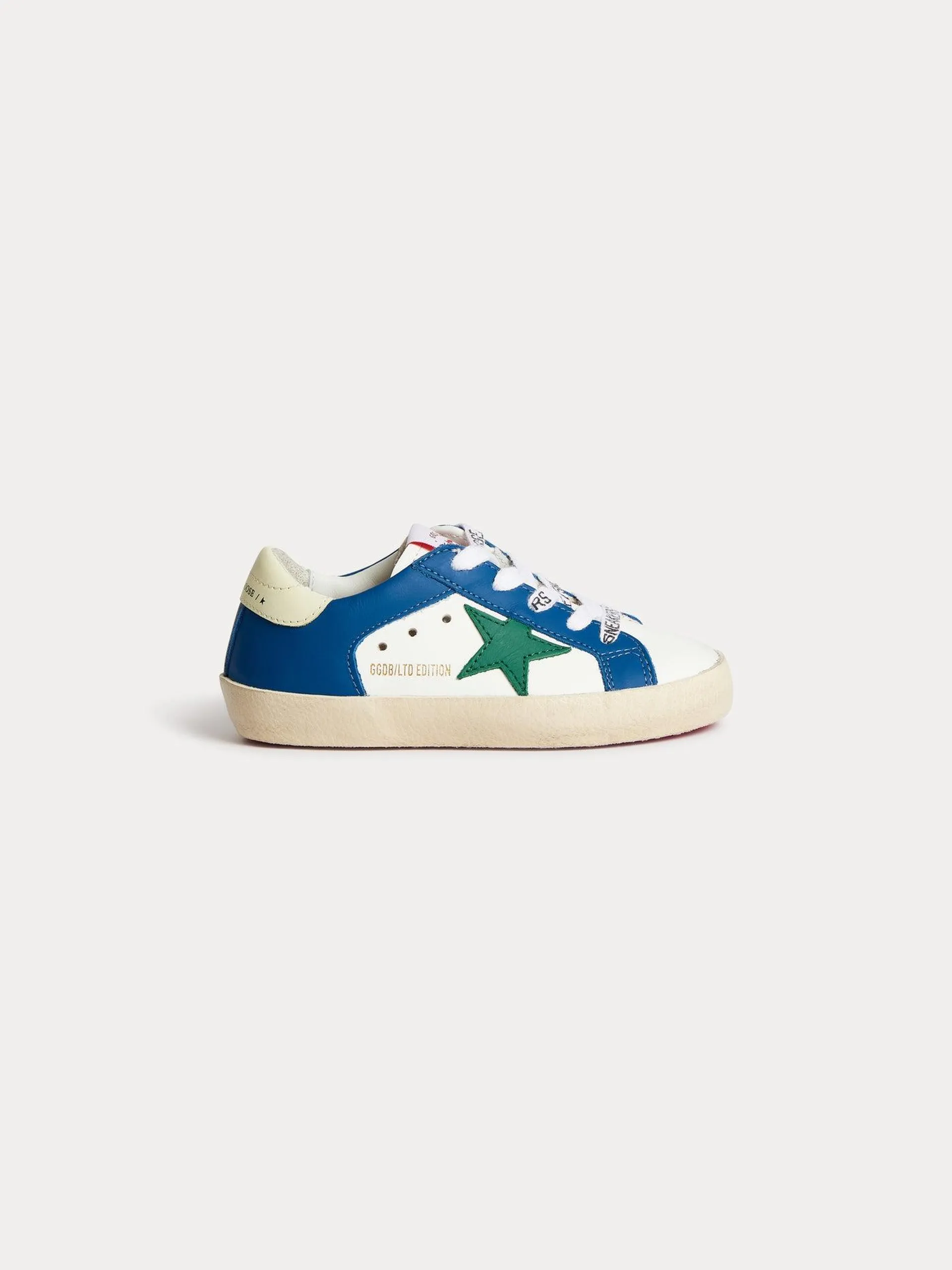 Baskets Golden Goose x Bonpoint bleu du Nord