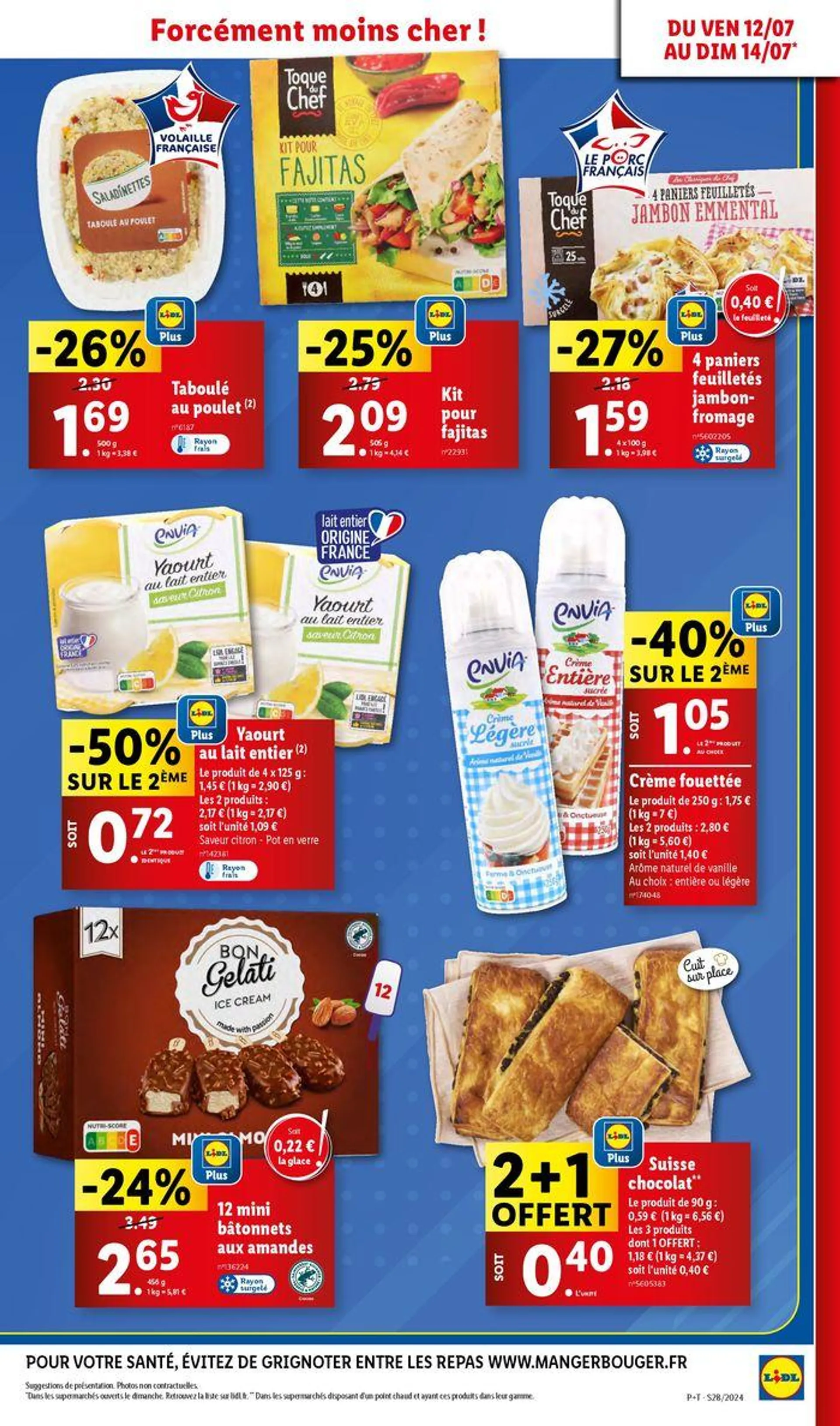 Profiez des petits prix pour des méga économies chez Lidl ! du 10 juillet au 16 juillet 2024 - Catalogue page 51