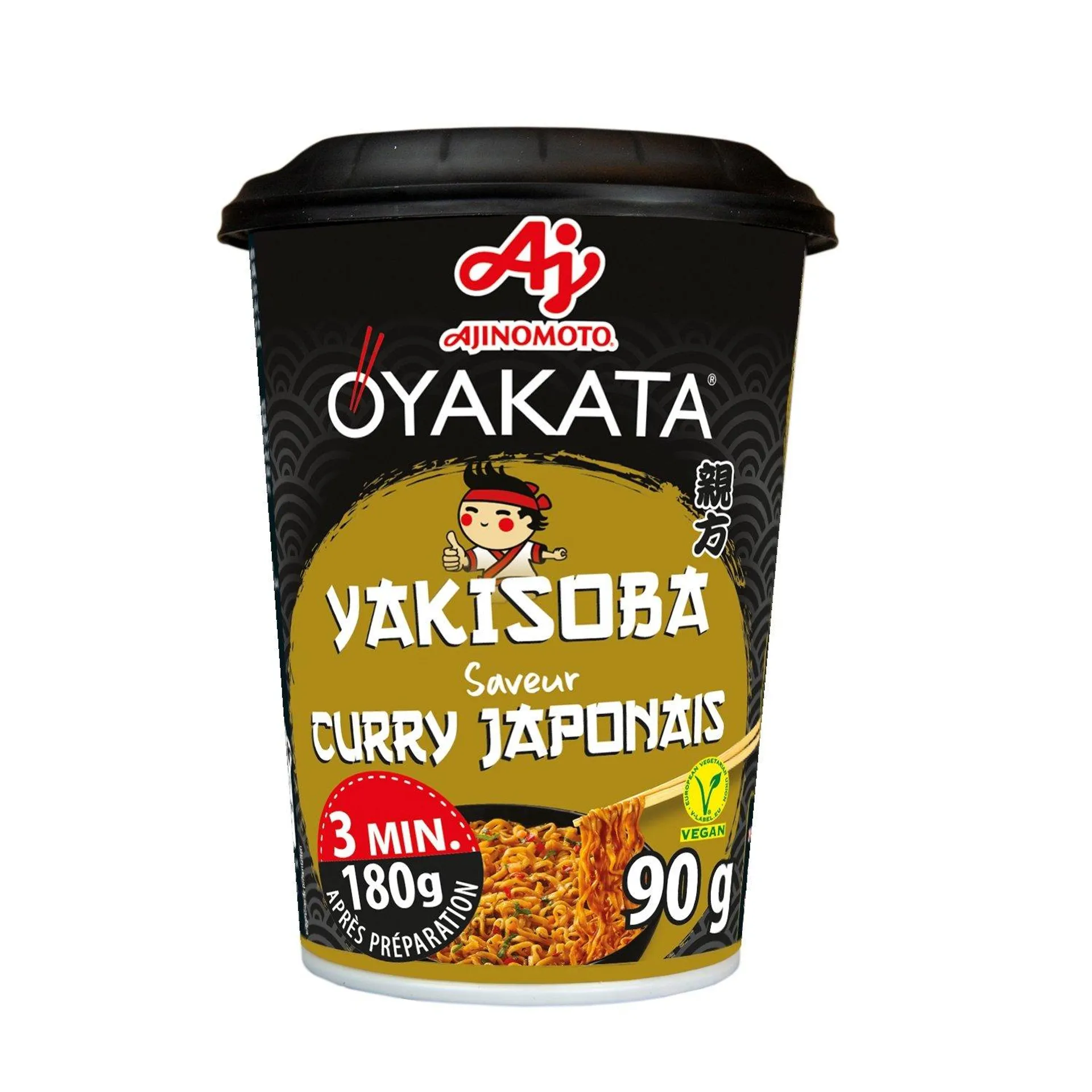 Nouilles Sautées Yakisoba Saveur Curry Japonais en Cup OYAKATA