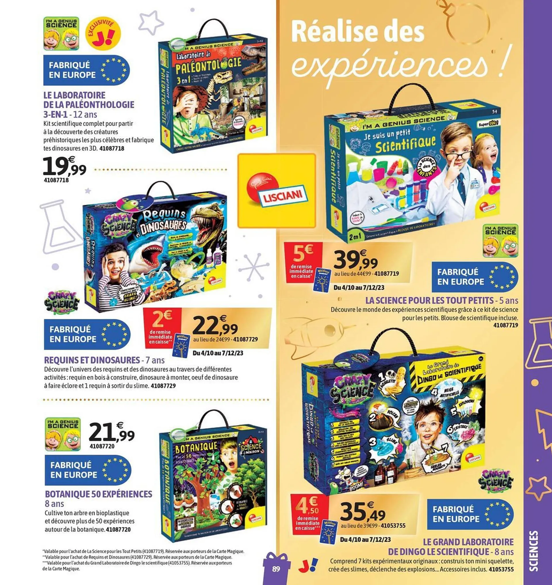 Catalogue JouéClub du 4 octobre au 31 décembre 2023 - Catalogue page 89