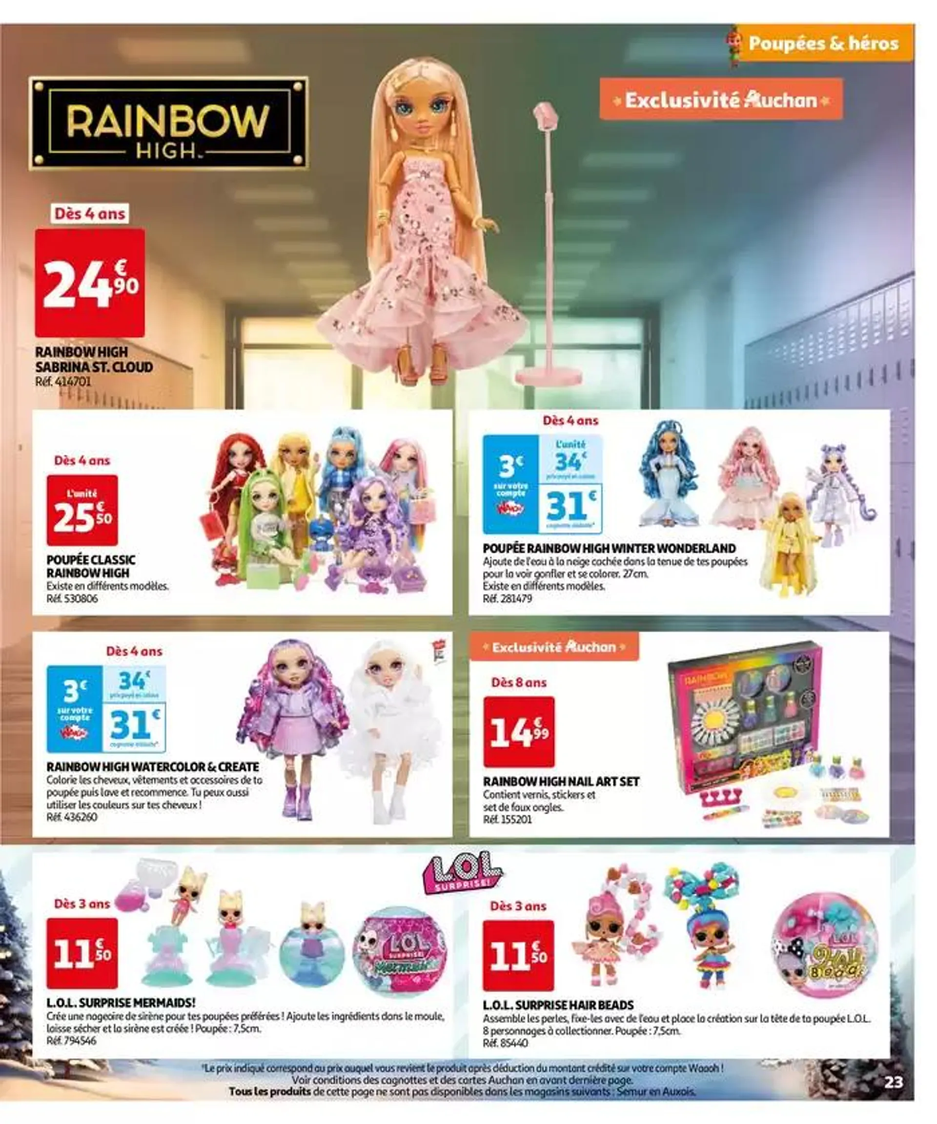 Réveillons Noël, un max de promos pour les fêtes du 11 octobre au 6 décembre 2024 - Catalogue page 23