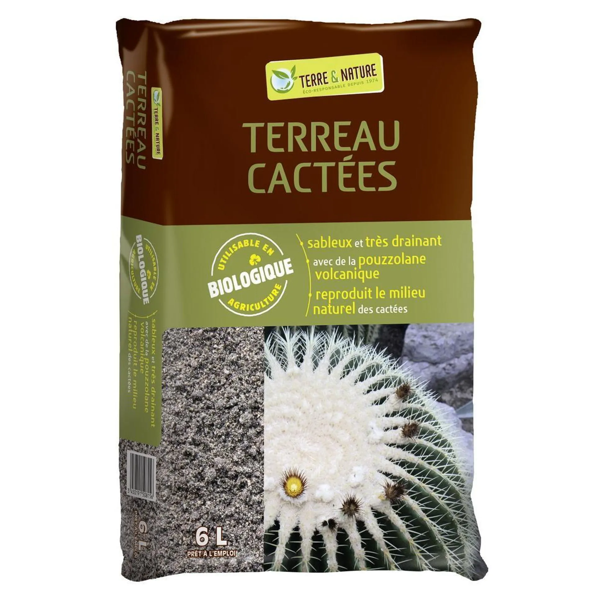 Terreau cactus - 6 L